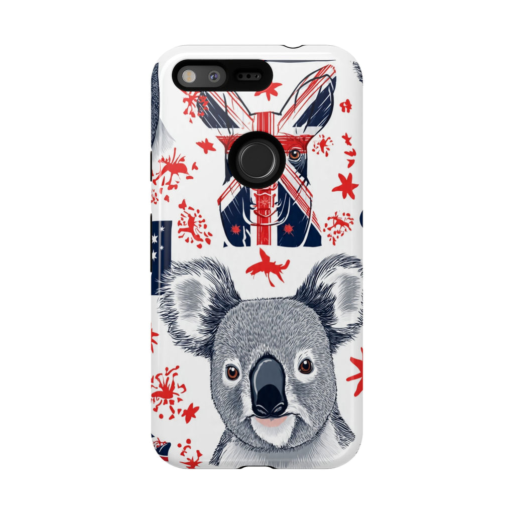 Koala Australia Flag Phone Case - Cute Aussie Animal Protective Case