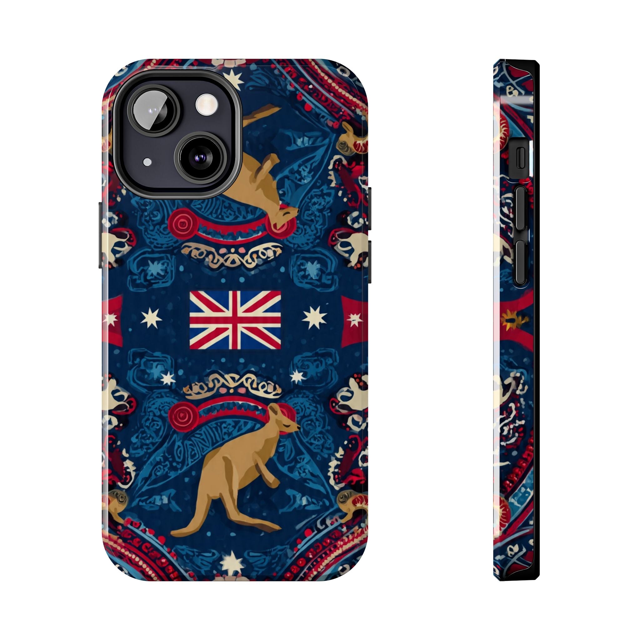Australian Kangaroo Flag Tough Phone Case - Protective Patriotic iPhone Cover