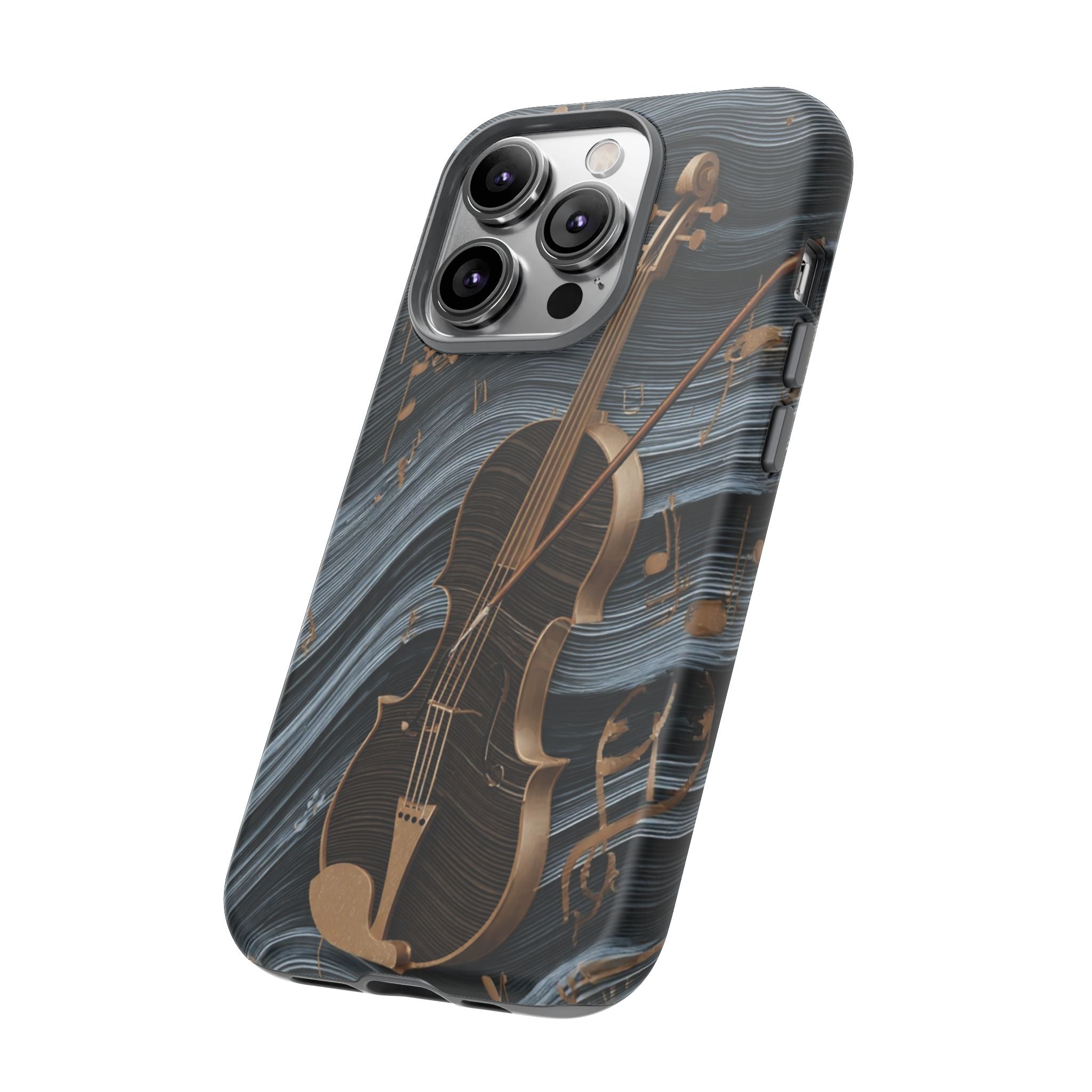 Violin Melody Tough Phone Case — Musical Instrument Art Protective Cover