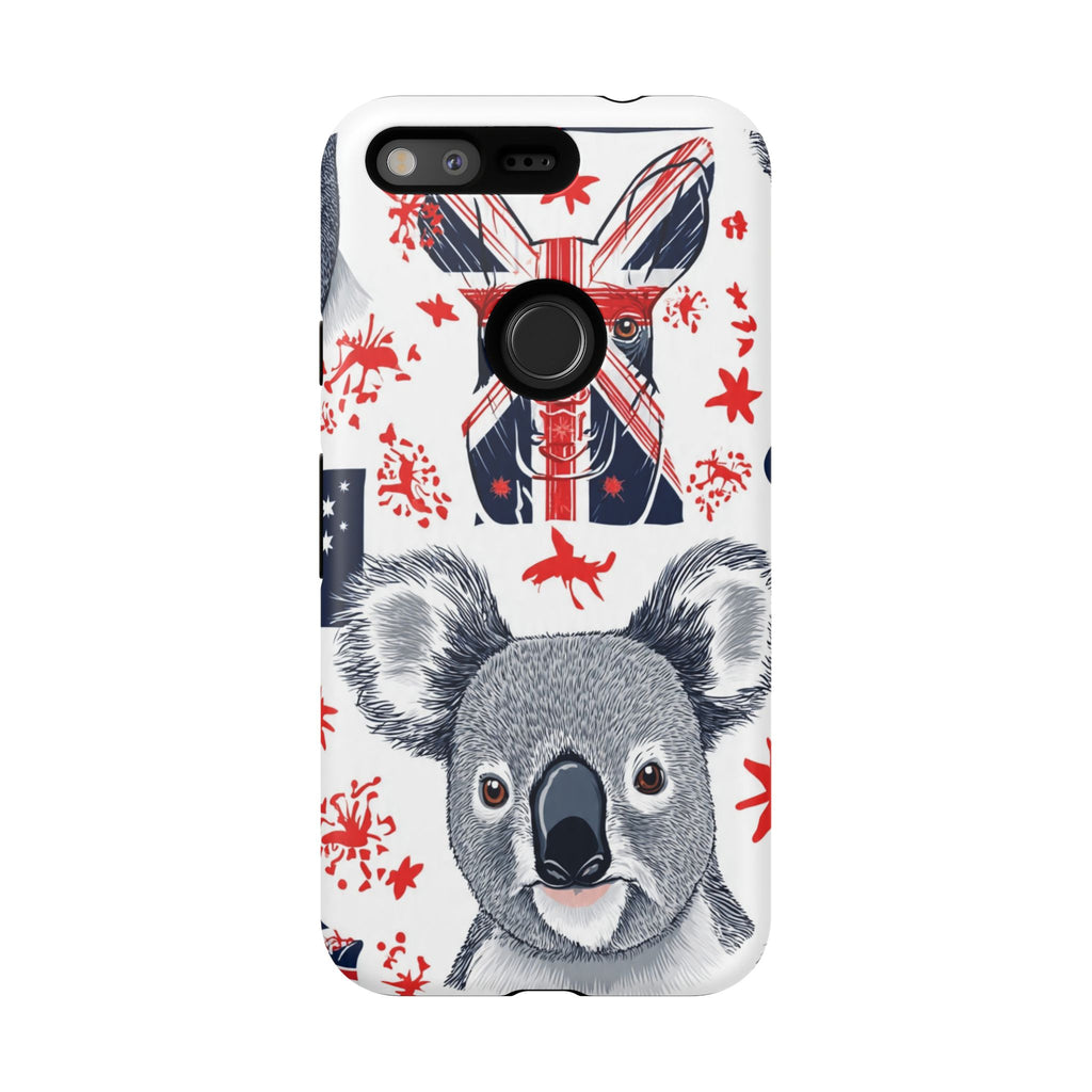 Koala Australia Flag Phone Case - Cute Aussie Animal Protective Case