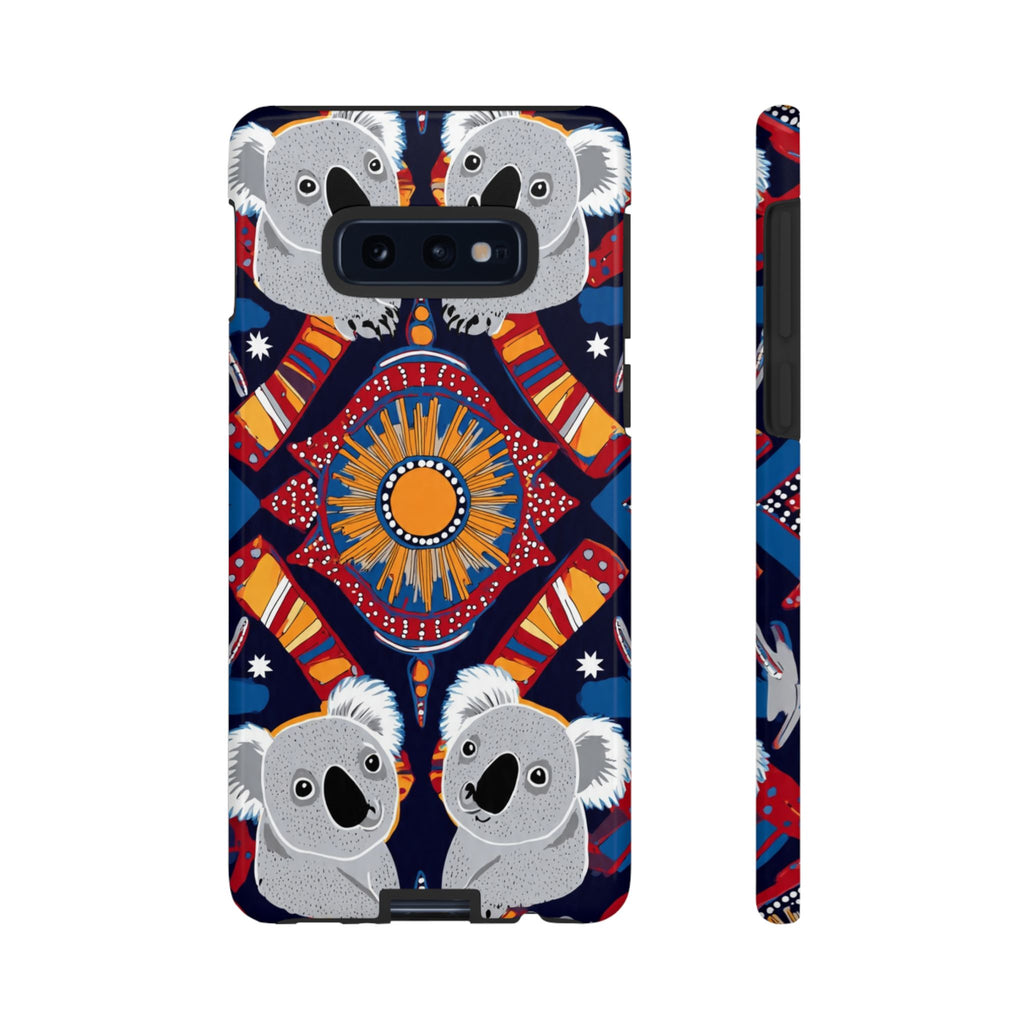 Koala Pattern Phone Case — Cute Indigenous-Inspired Design