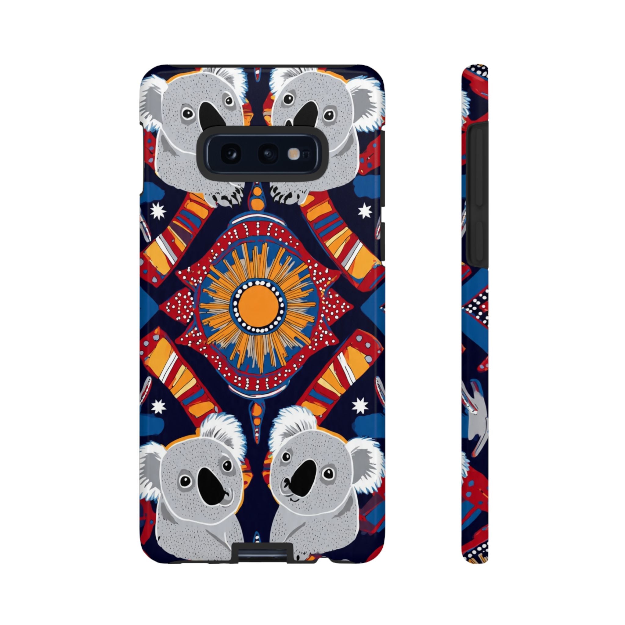Koala Pattern Phone Case — Cute Indigenous-Inspired Design