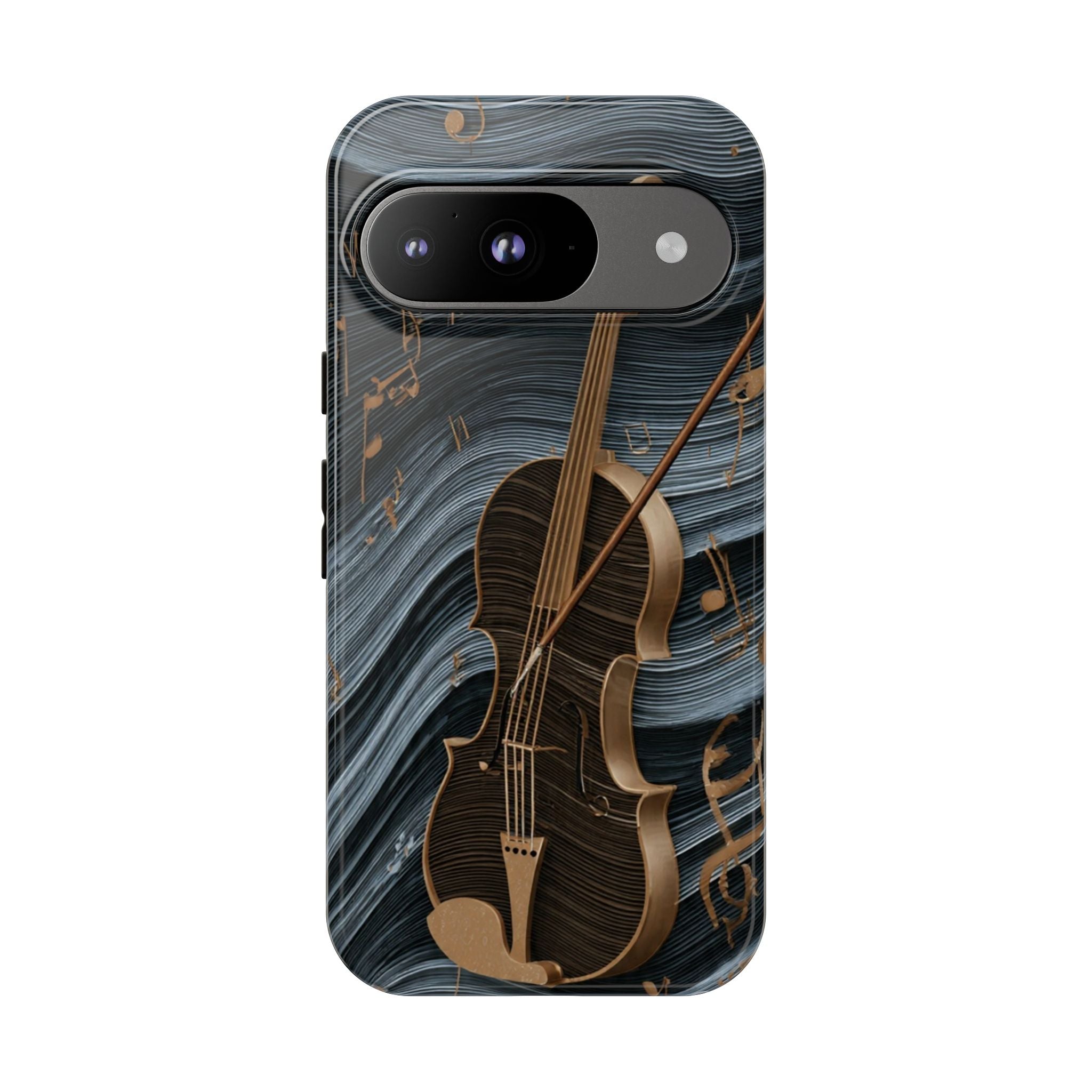 Violin Melody Tough Phone Case — Musical Instrument Art Protective Cover