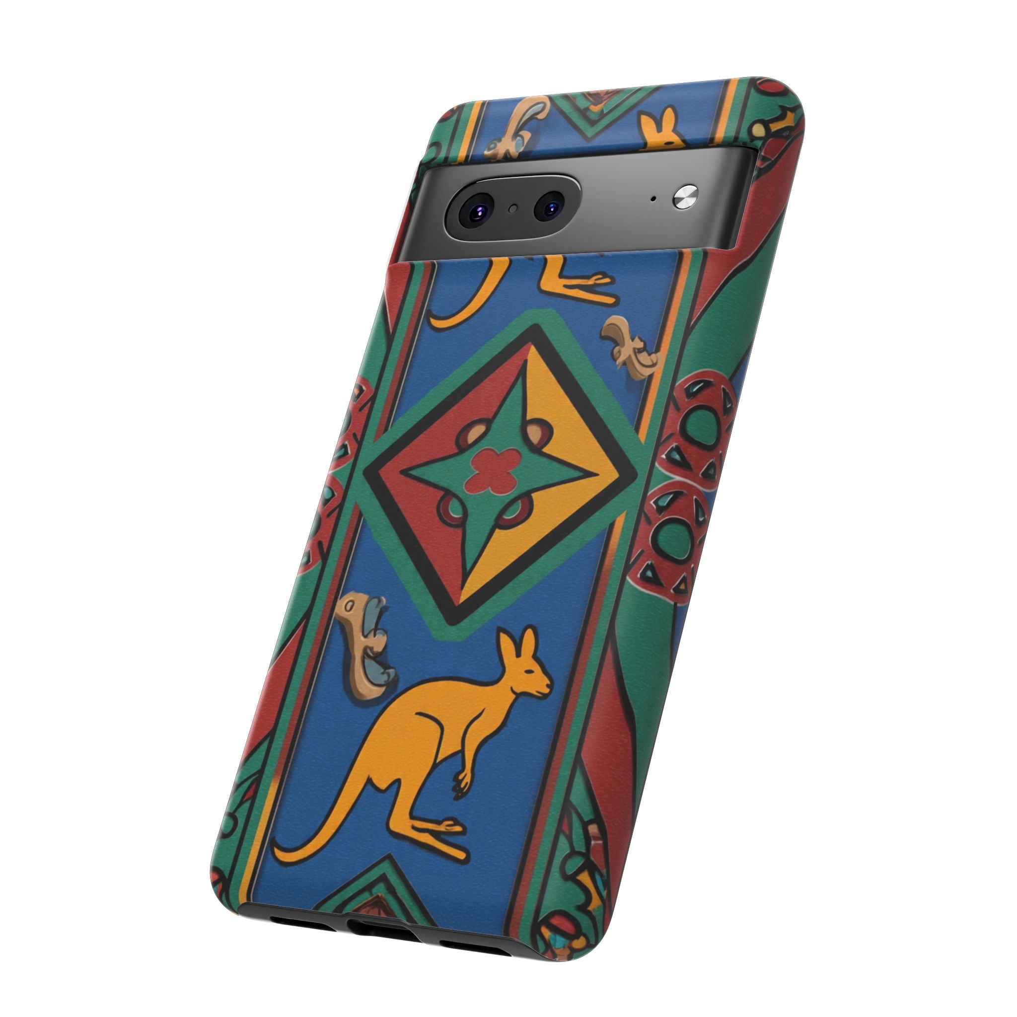 Kangaroo Tribal Pattern Tough Phone Case