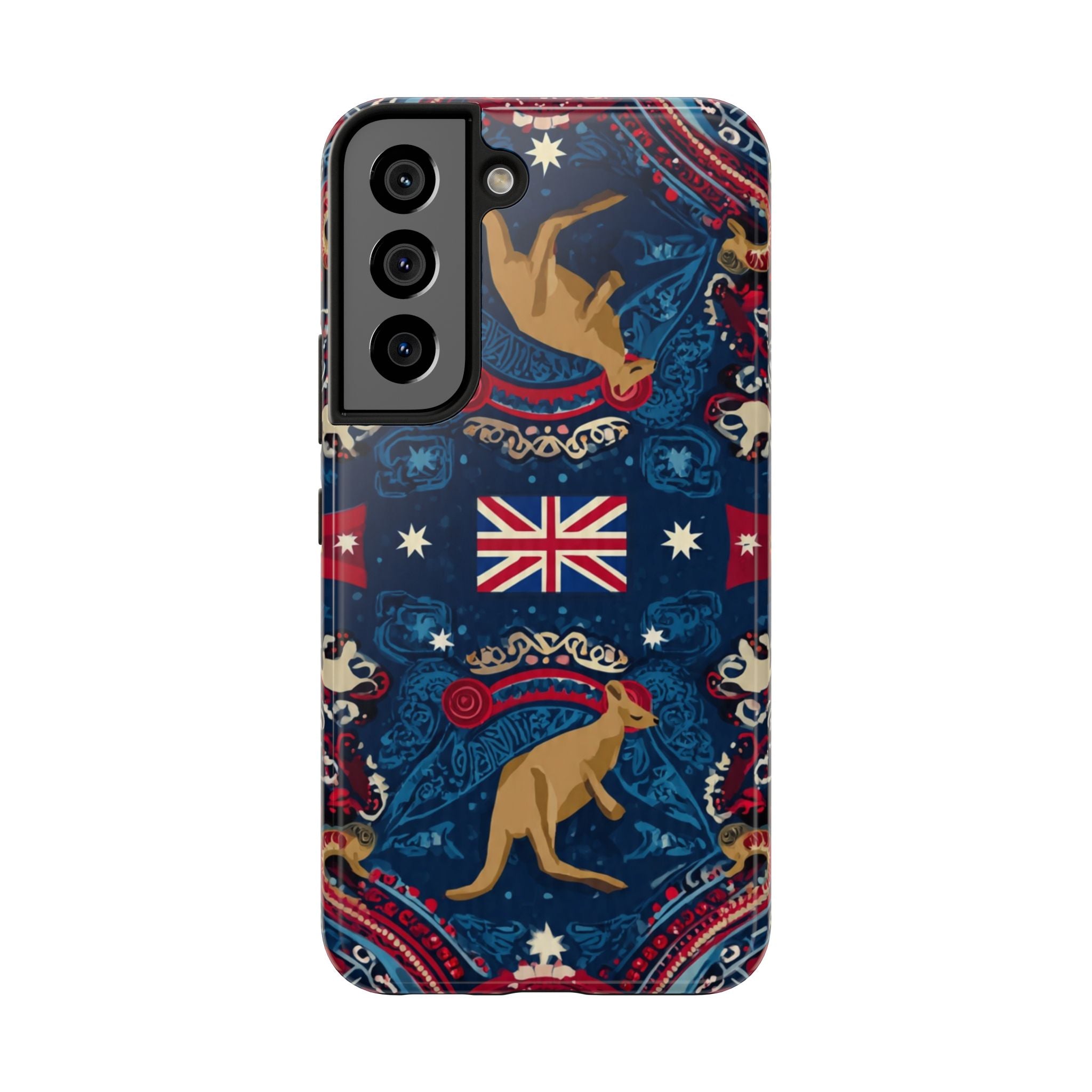 Australian Kangaroo Flag Tough Phone Case - Protective Patriotic iPhone Cover