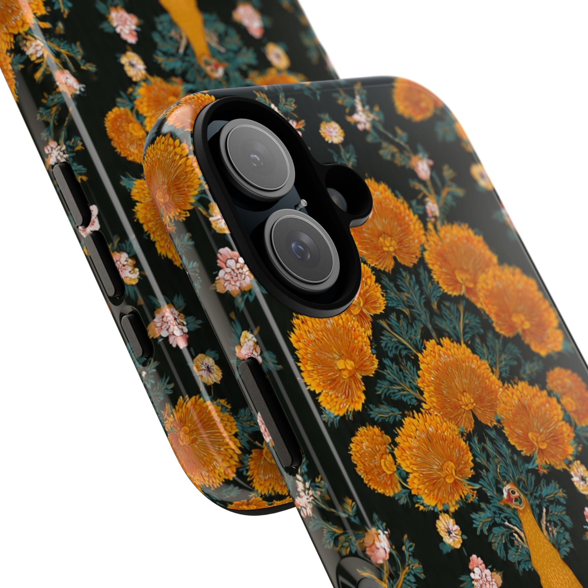 Marigold Mirror Phone Case — Floral Protective Phone Cover