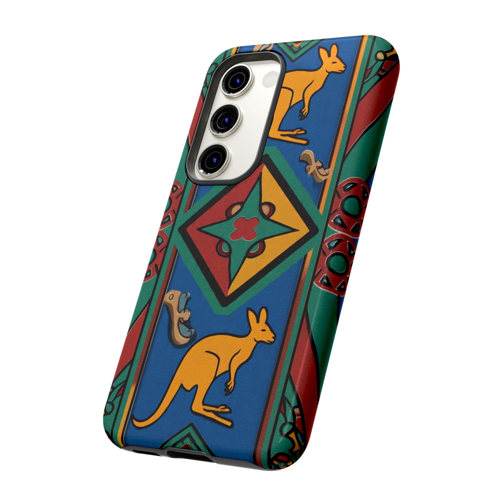 Kangaroo Tribal Pattern Tough Phone Case
