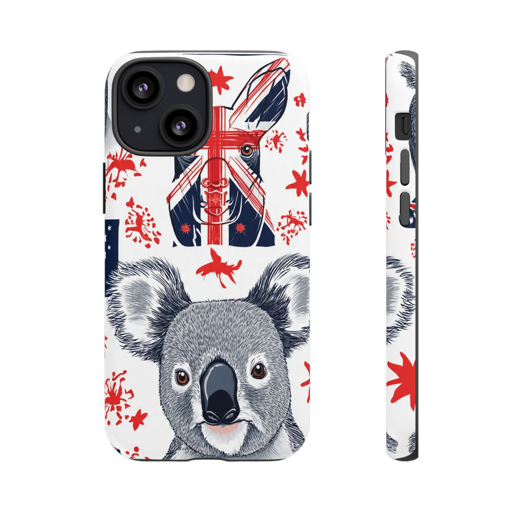 Koala Australia Flag Phone Case - Cute Aussie Animal Protective Case