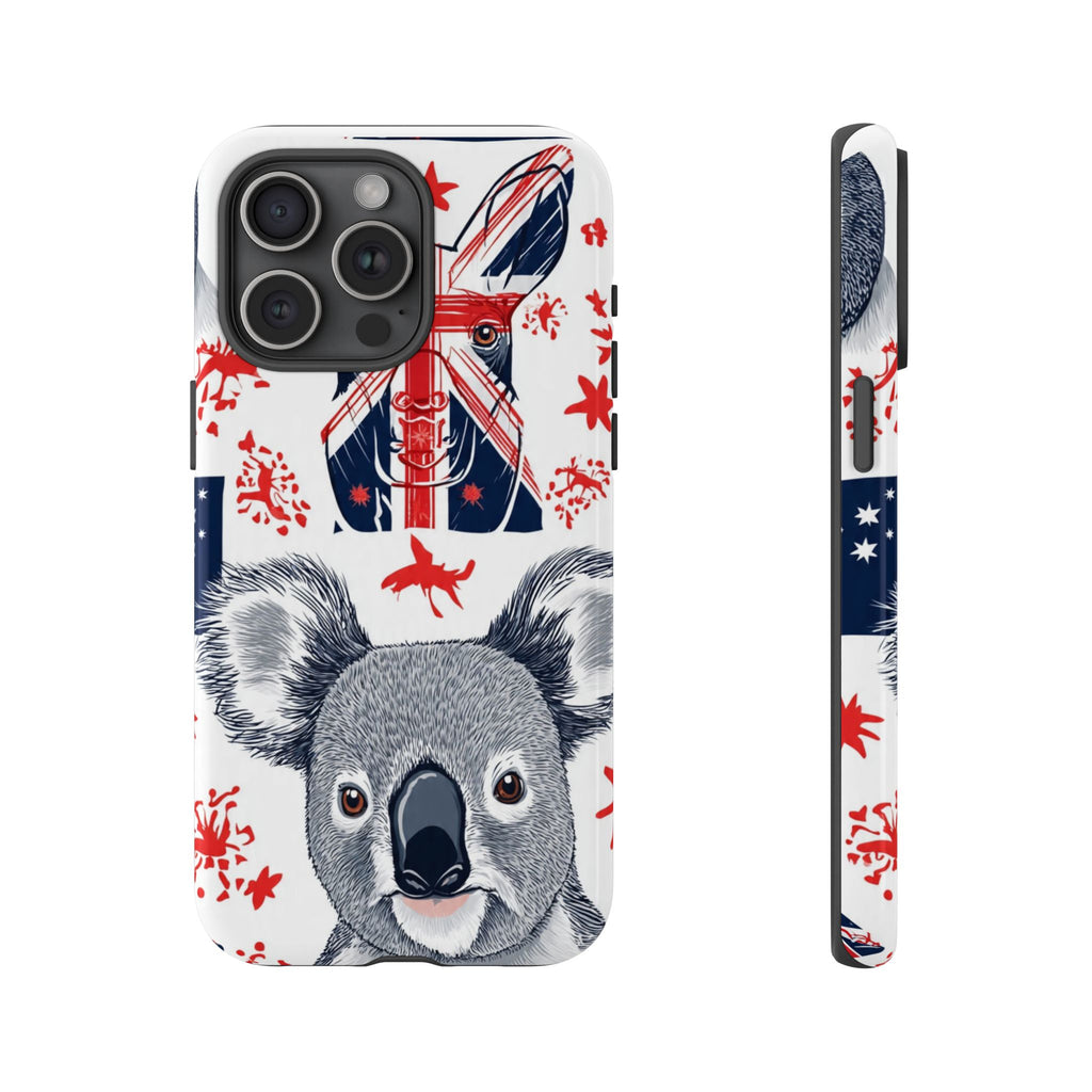 Koala Australia Flag Phone Case - Cute Aussie Animal Protective Case