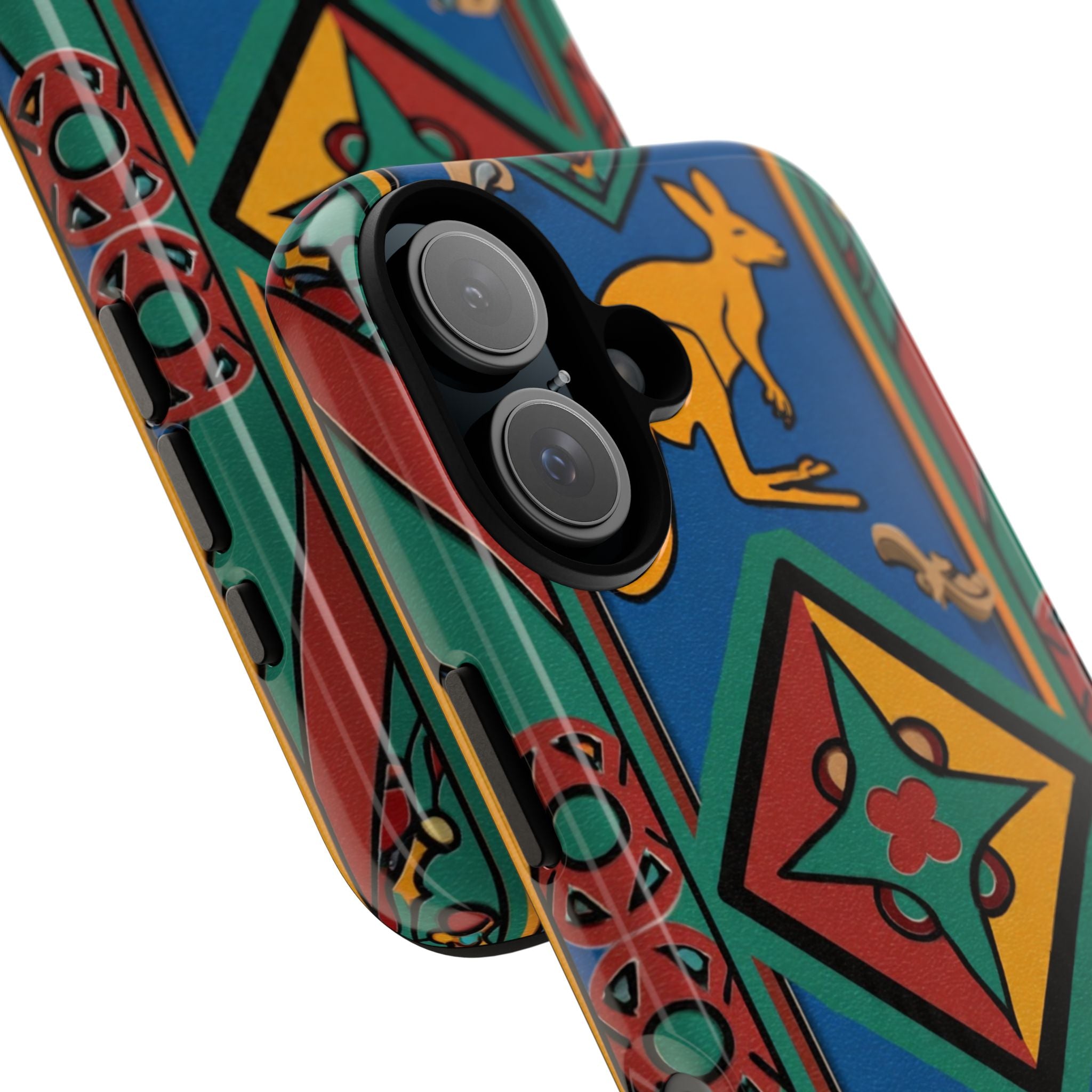 Kangaroo Tribal Pattern Tough Phone Case