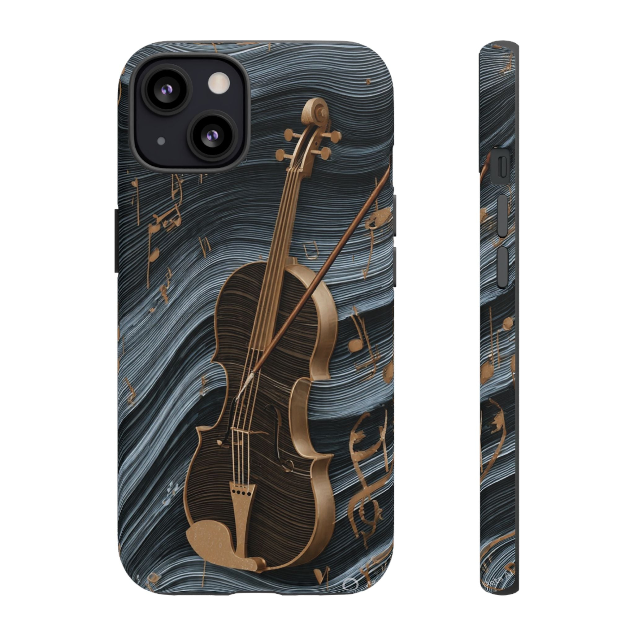 Violin Melody Tough Phone Case — Musical Instrument Art Protective Cover