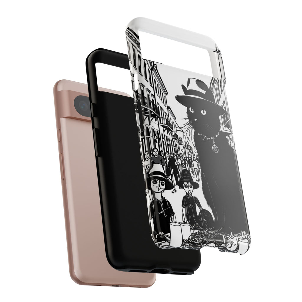 Phone Case — Noir Cat Street Art Design