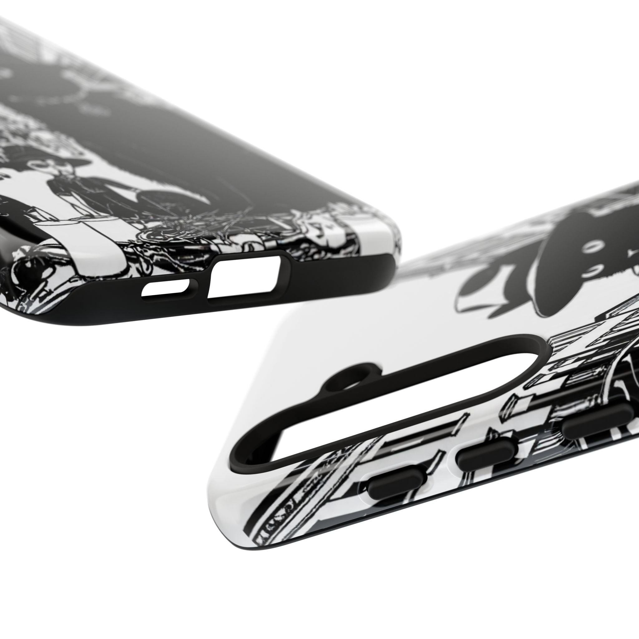 Phone Case — Noir Cat Street Art Design