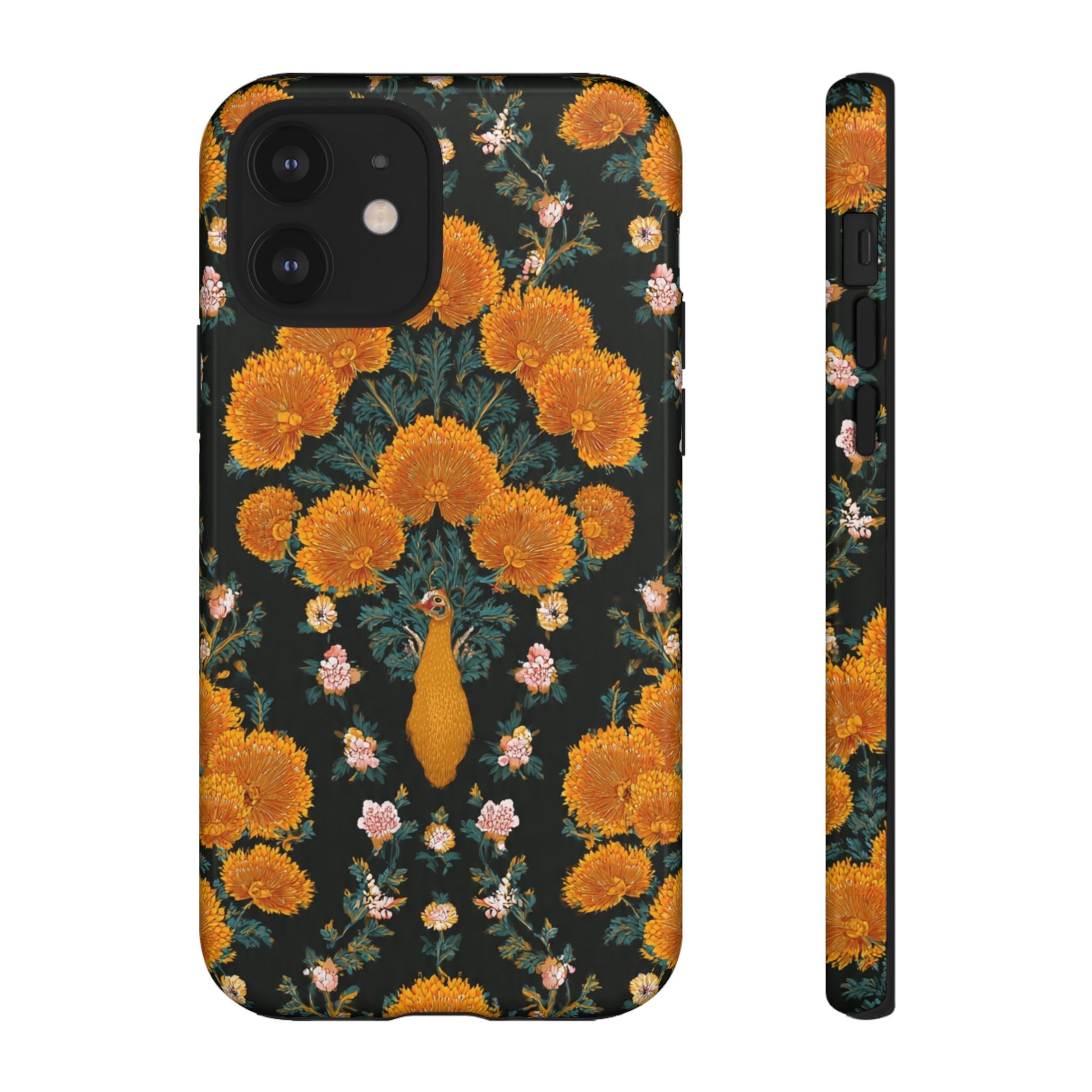 Marigold Mirror Phone Case — Floral Protective Phone Cover