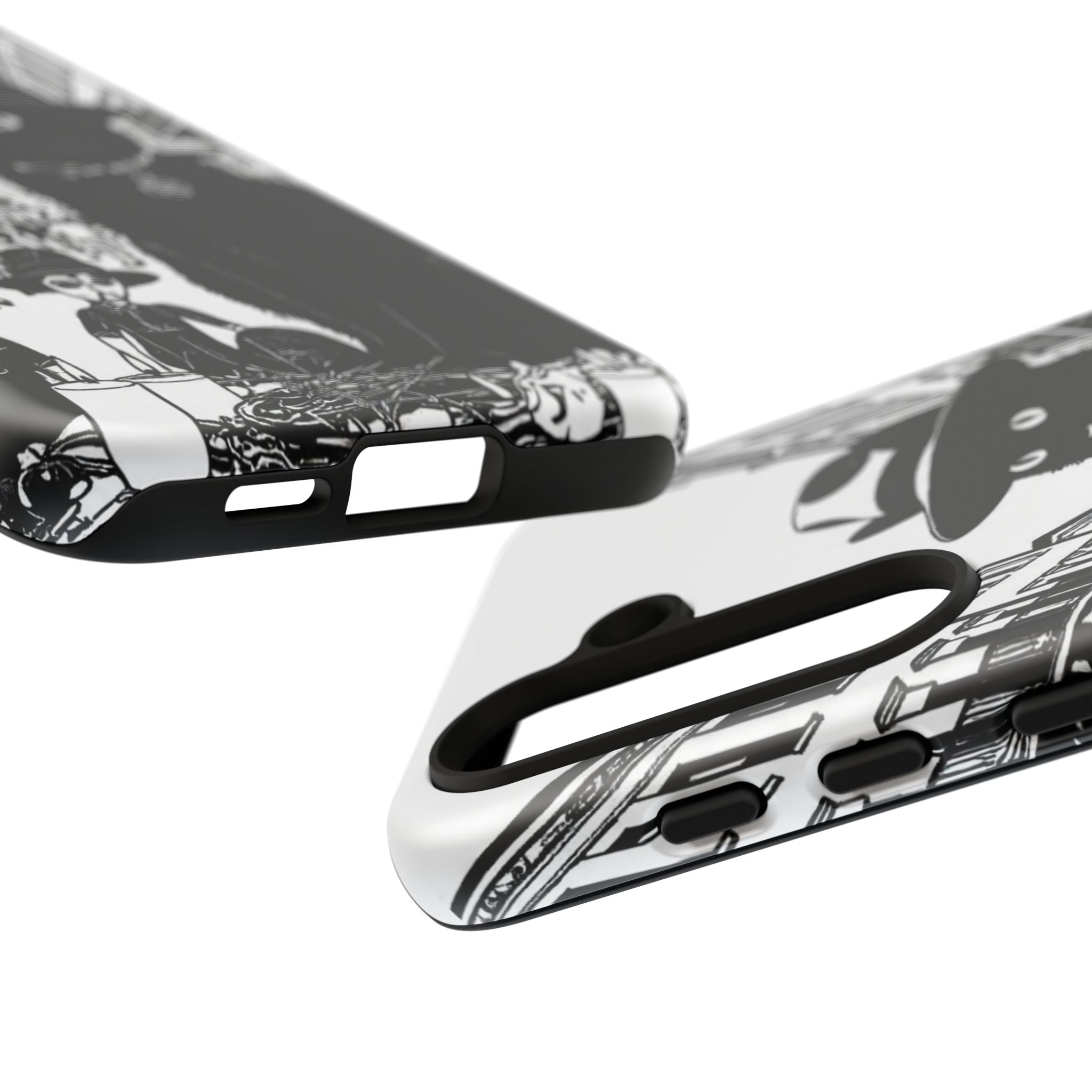 Phone Case — Noir Cat Street Art Design