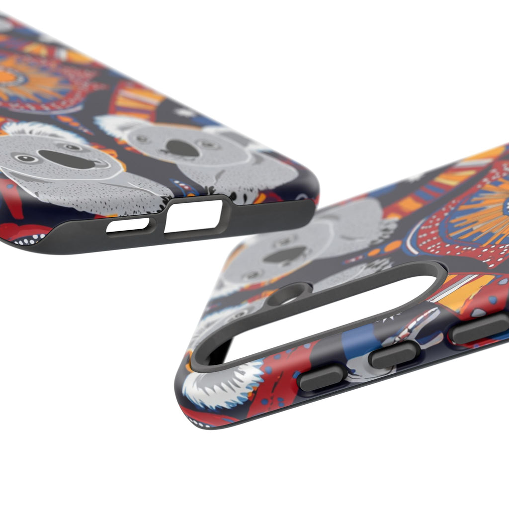 Koala Pattern Phone Case — Cute Indigenous-Inspired Design