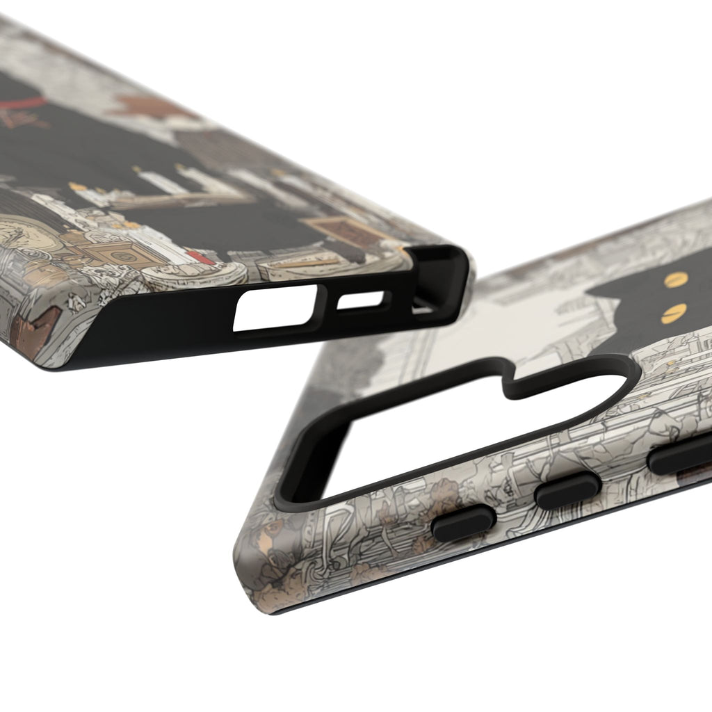 Witchy Black Cat Phone Case — Mystic Altar iPhone Cover