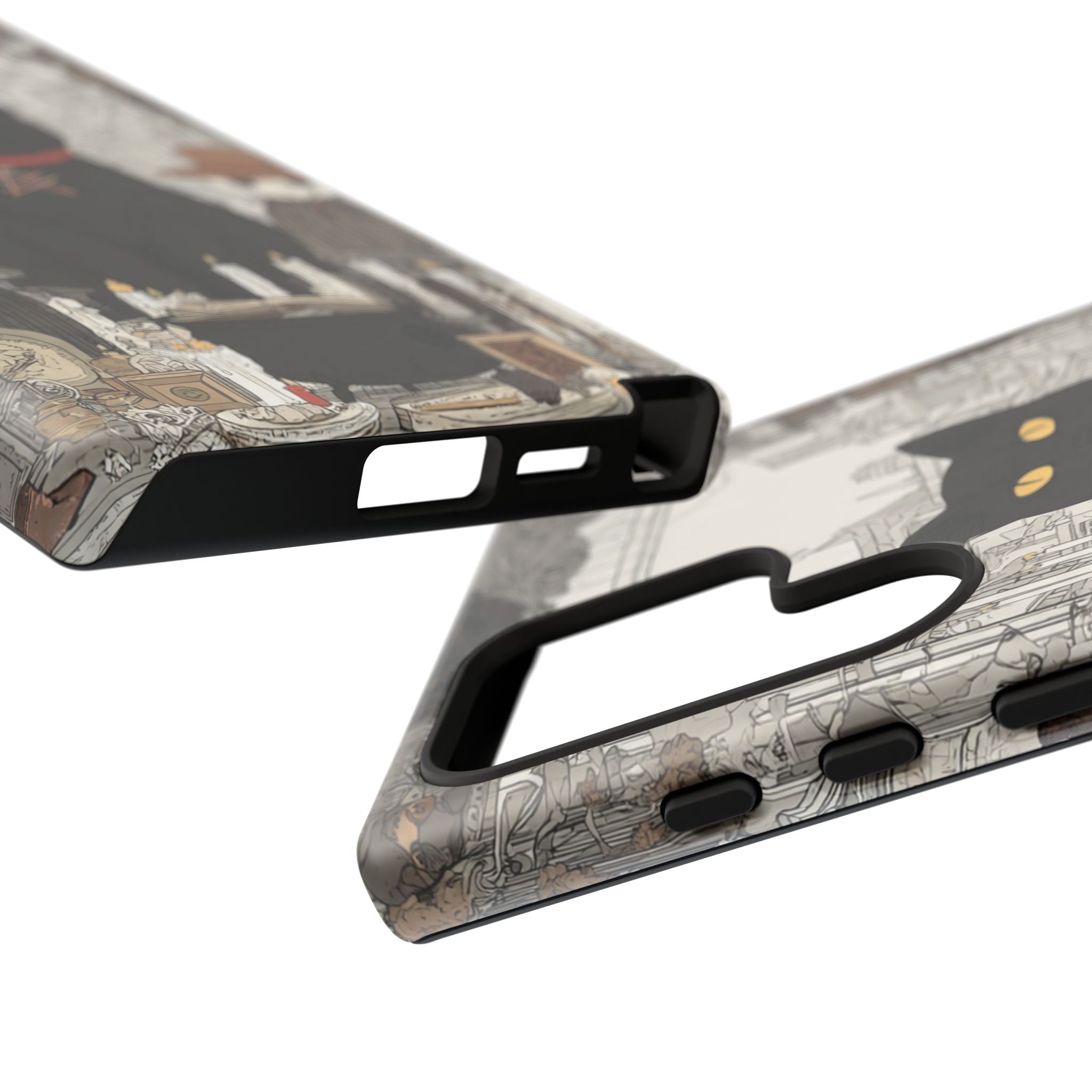 Witchy Black Cat Phone Case — Mystic Altar iPhone Cover