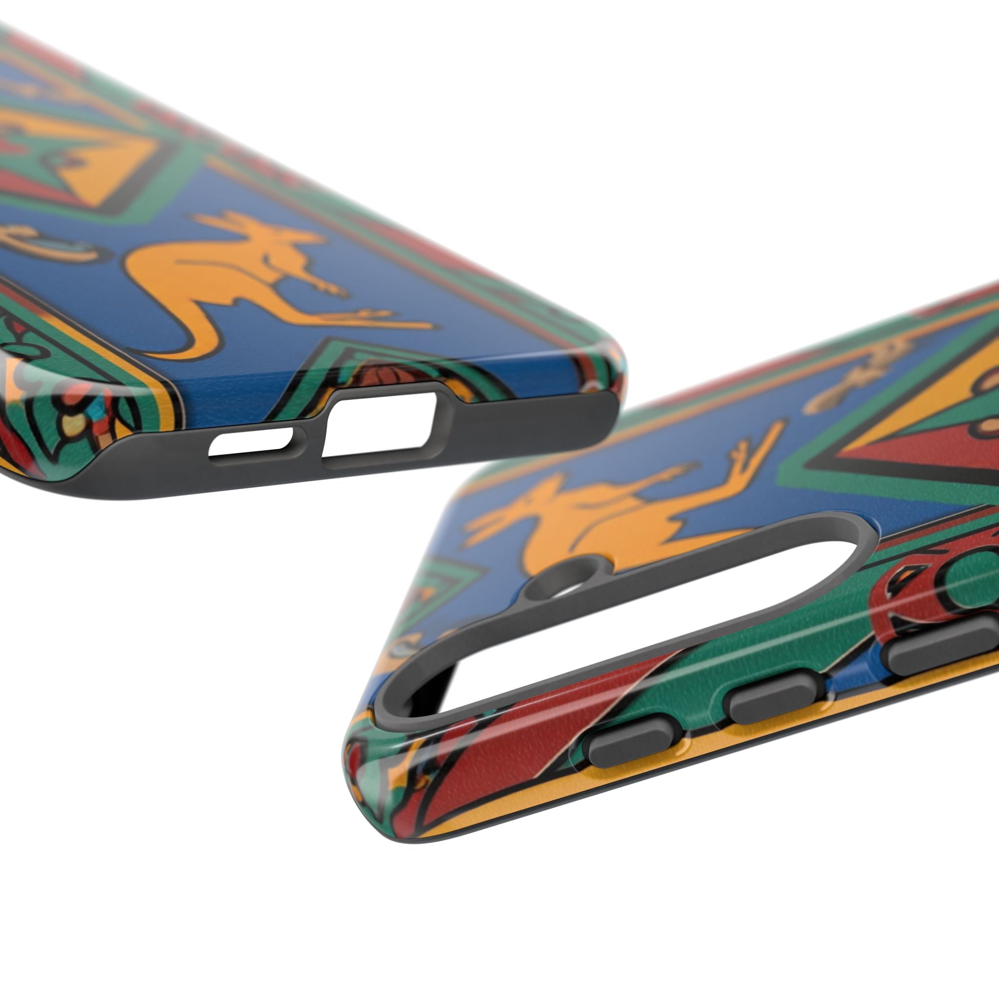 Kangaroo Tribal Pattern Tough Phone Case