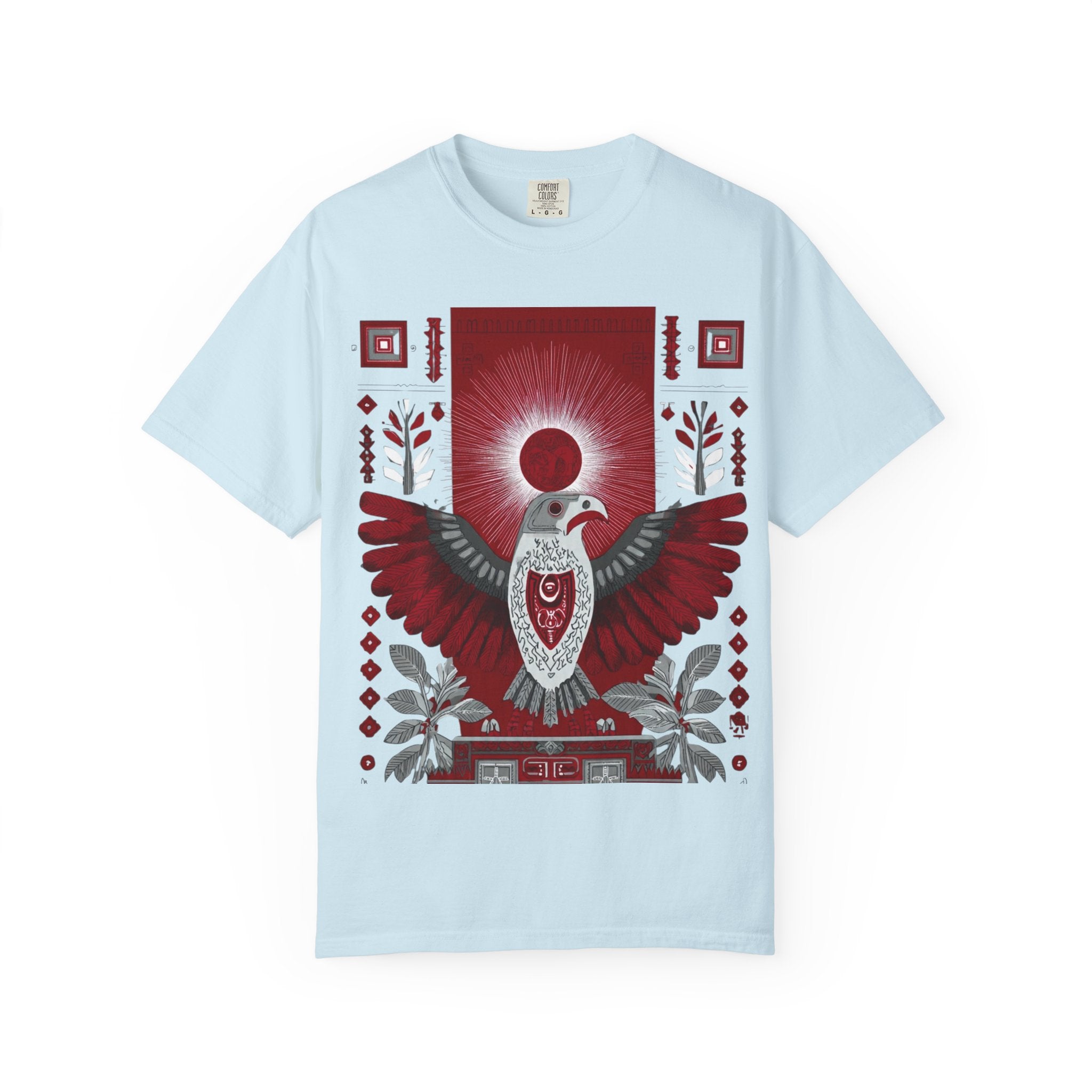Tribal Inca Graphic T-Shirt — Celestial Bird Art Tee
