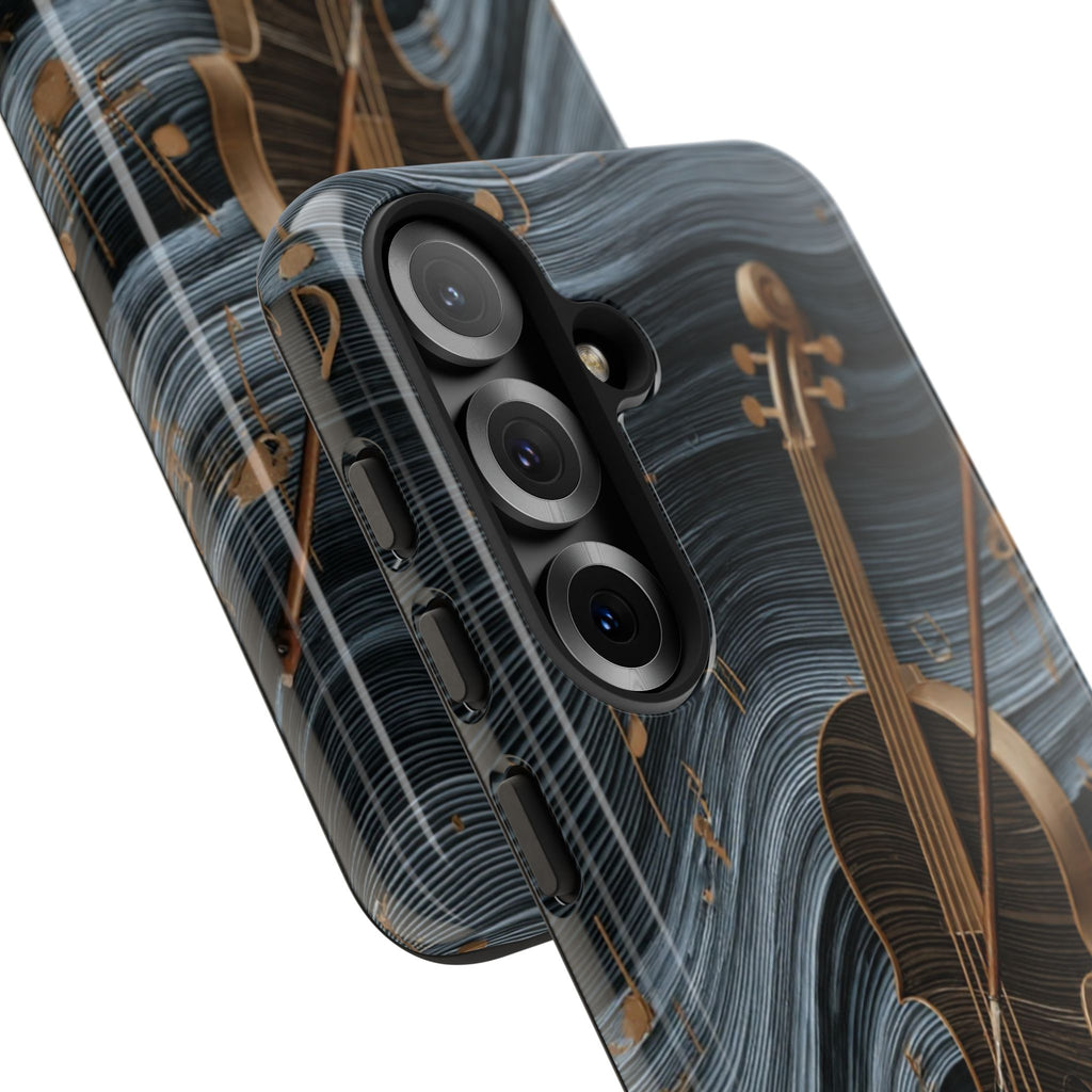 Violin Melody Tough Phone Case — Musical Instrument Art Protective Cover