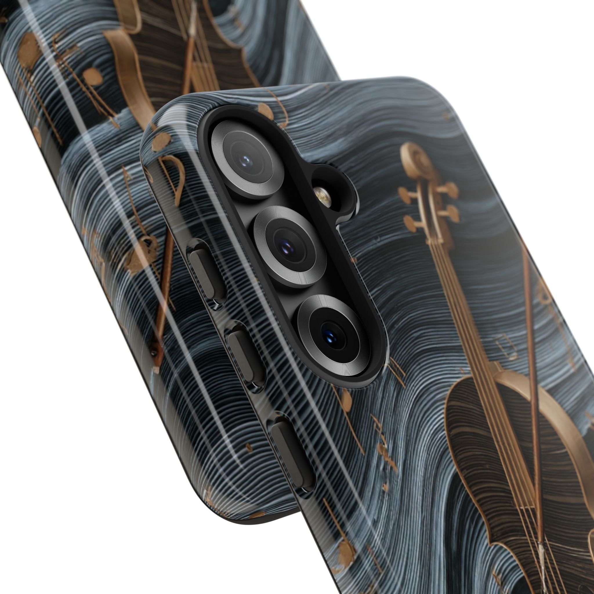 Violin Melody Tough Phone Case — Musical Instrument Art Protective Cover