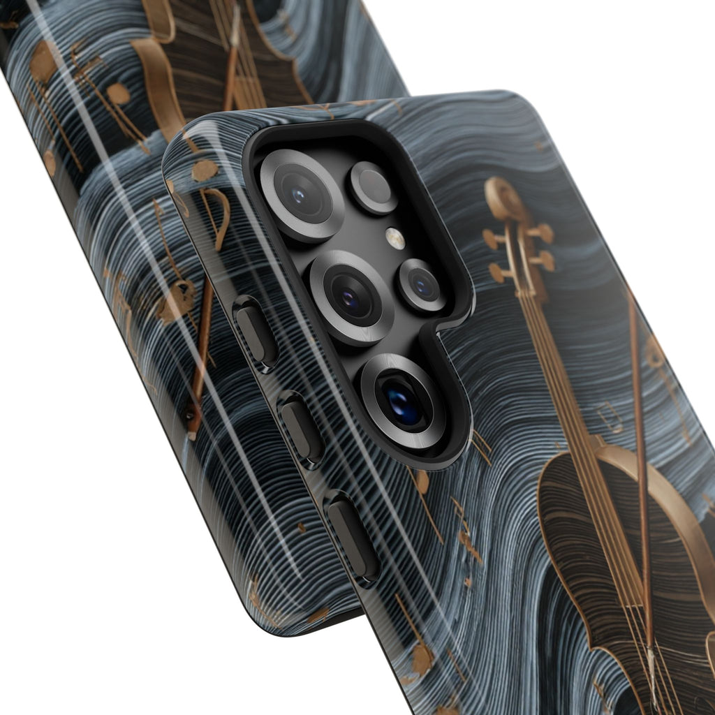 Violin Melody Tough Phone Case — Musical Instrument Art Protective Cover