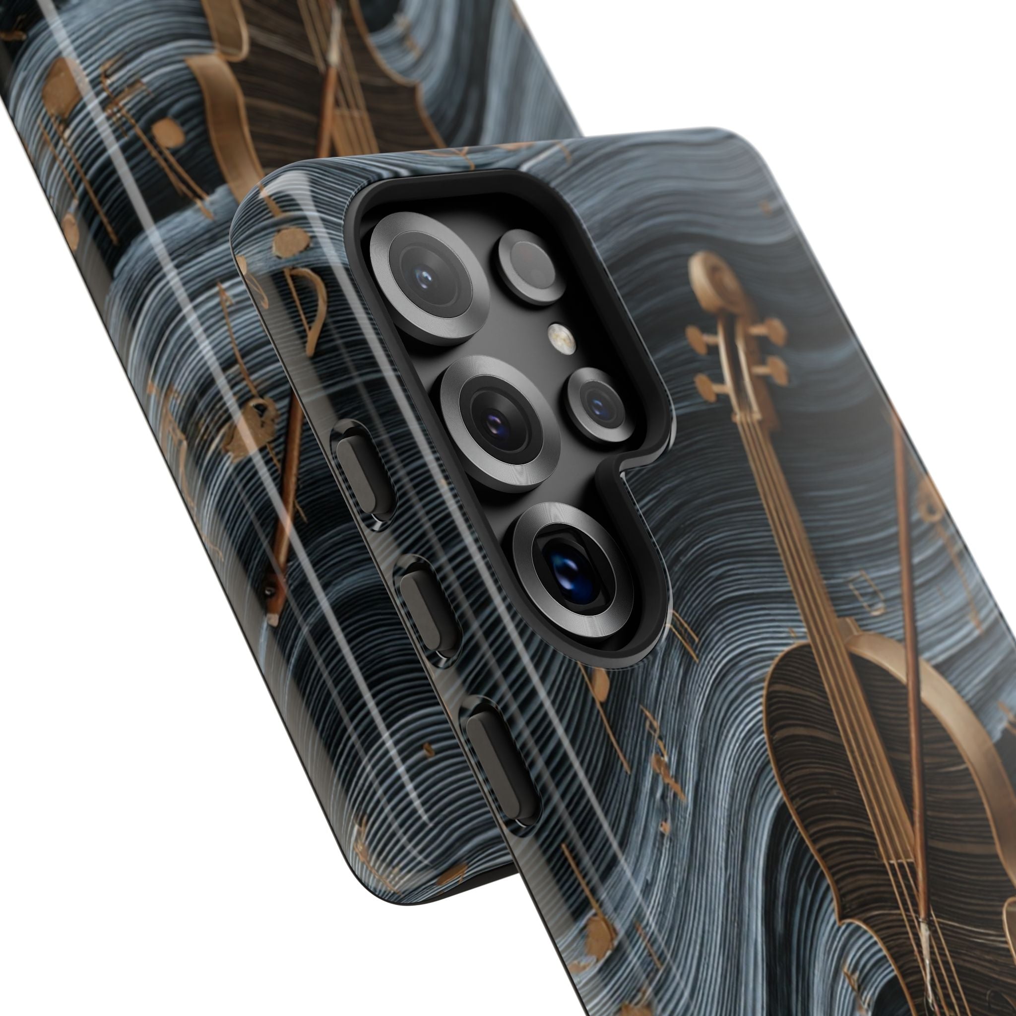 Violin Melody Tough Phone Case — Musical Instrument Art Protective Cover