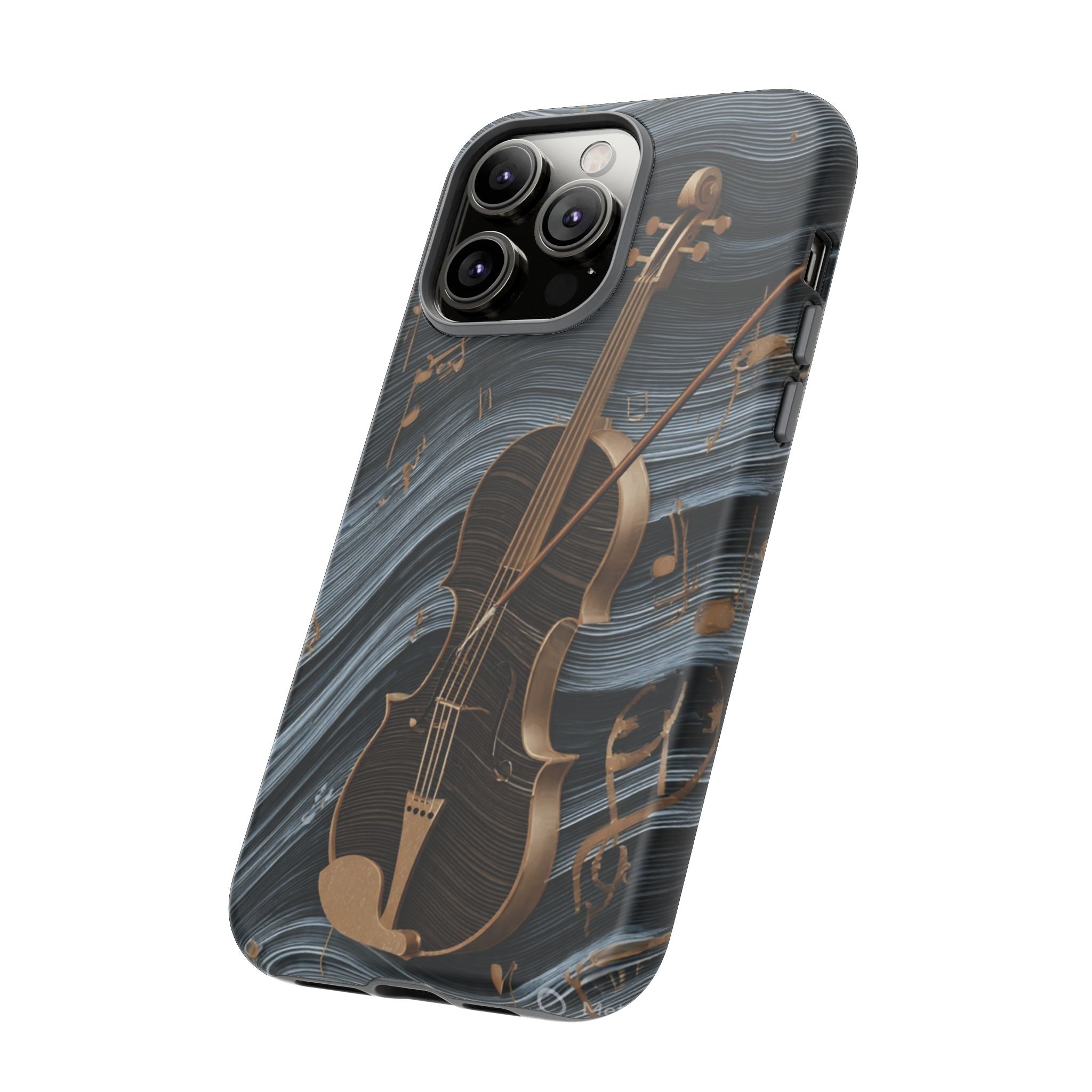 Violin Melody Tough Phone Case — Musical Instrument Art Protective Cover