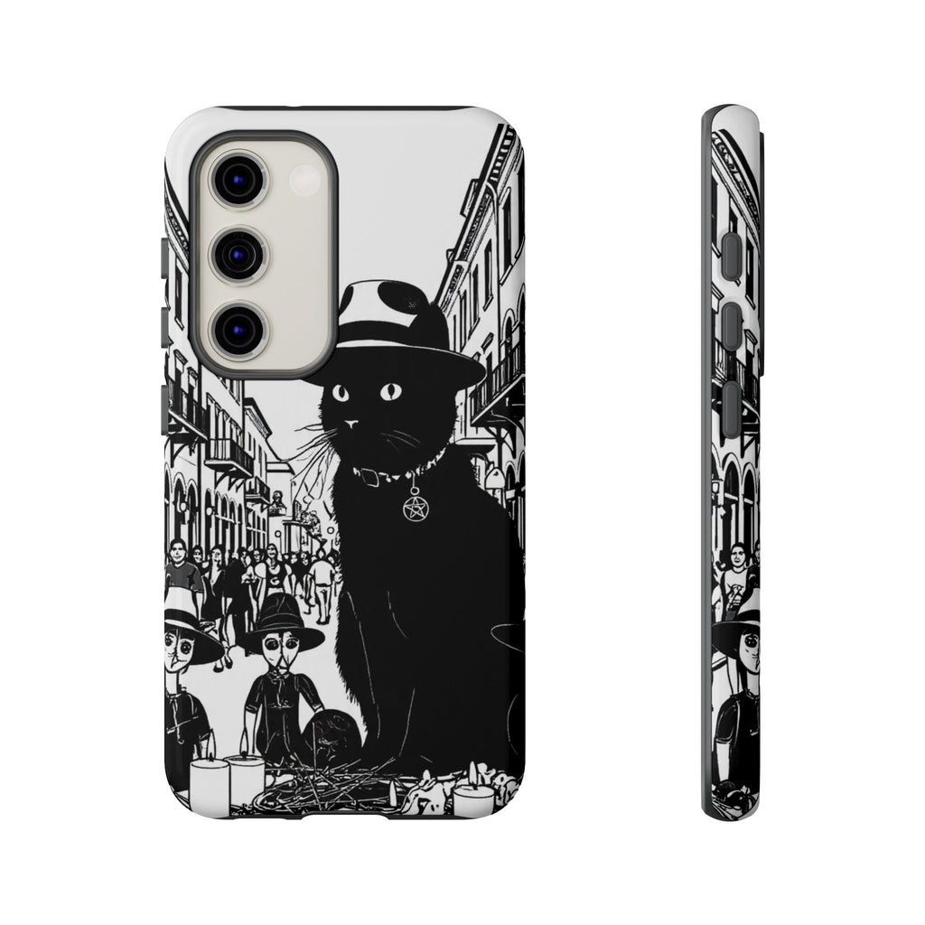 Phone Case — Noir Cat Street Art Design