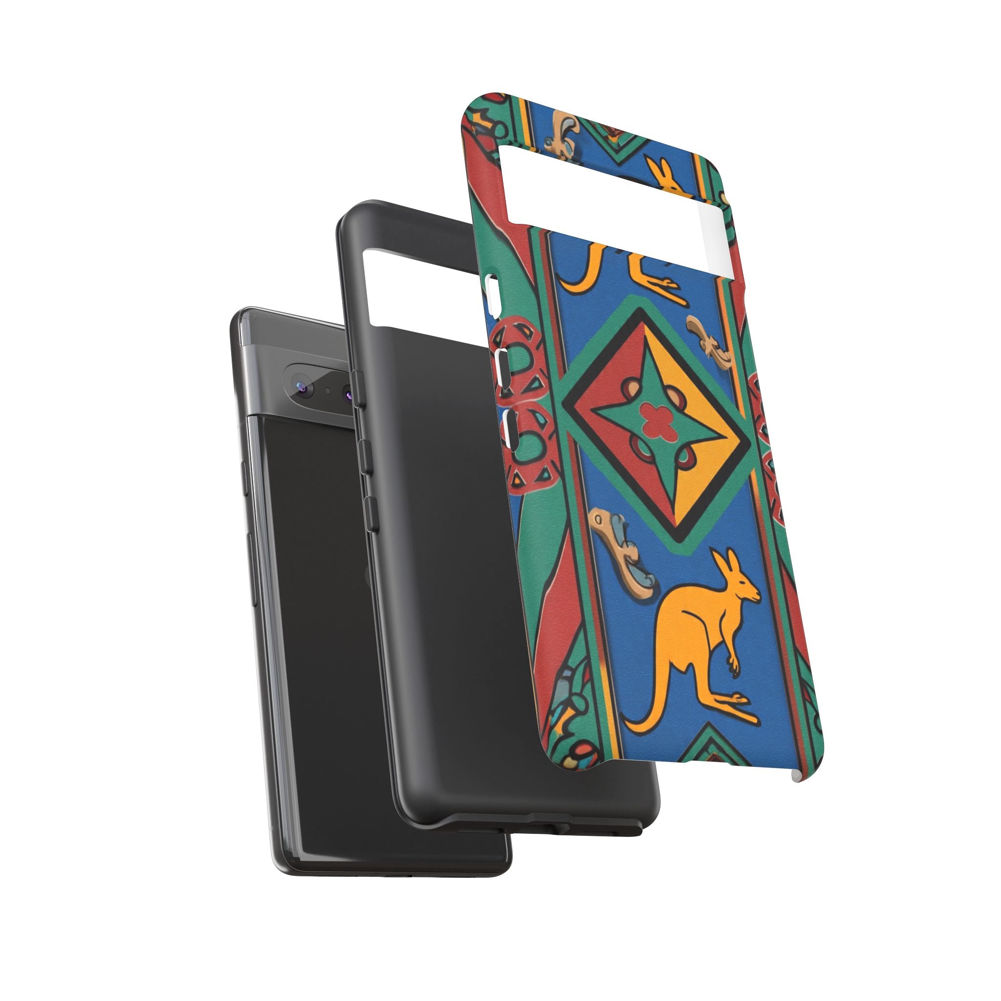 Kangaroo Tribal Pattern Tough Phone Case