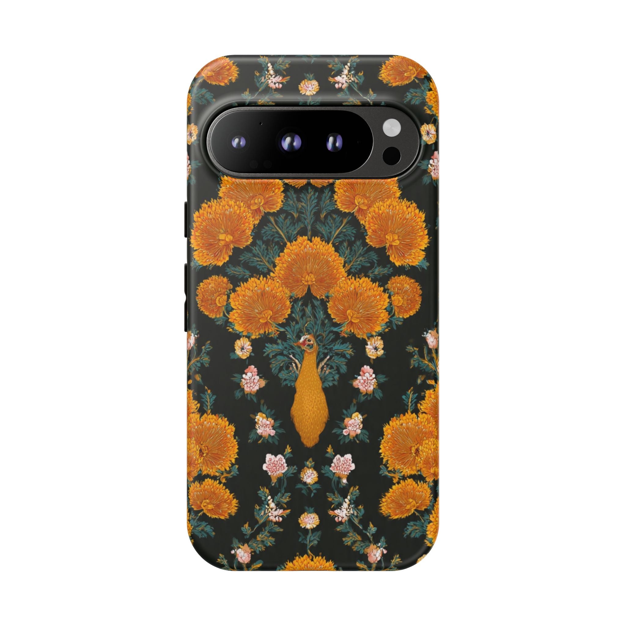 Marigold Mirror Phone Case — Floral Protective Phone Cover