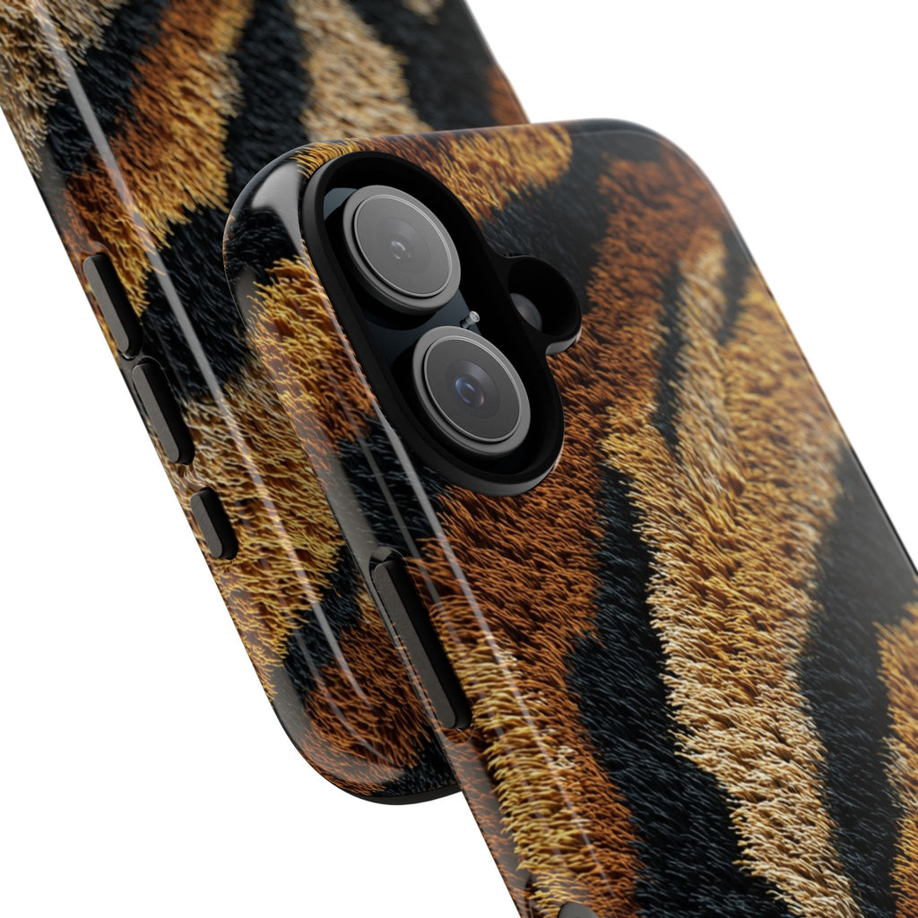 Tiger Fur Phone Case - Protective Animal Print iPhone Cover