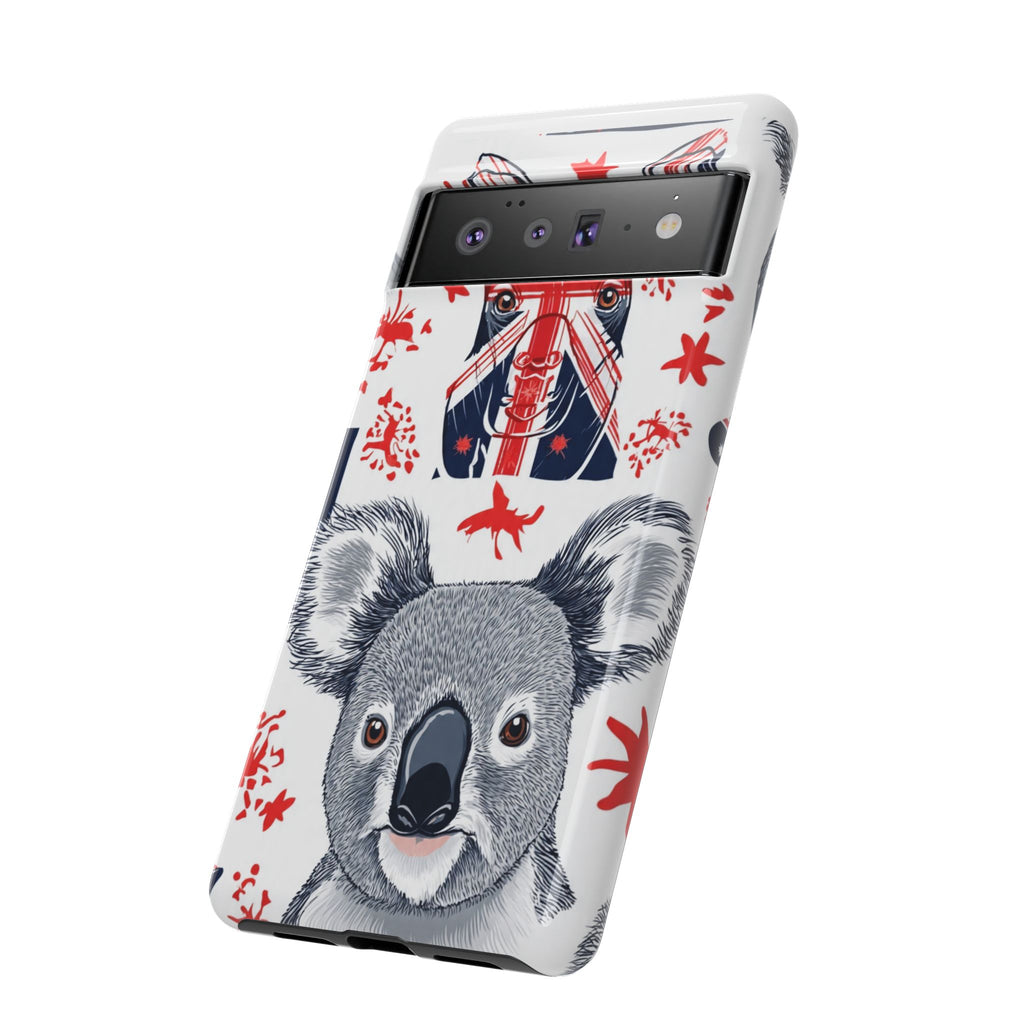 Koala Australia Flag Phone Case - Cute Aussie Animal Protective Case