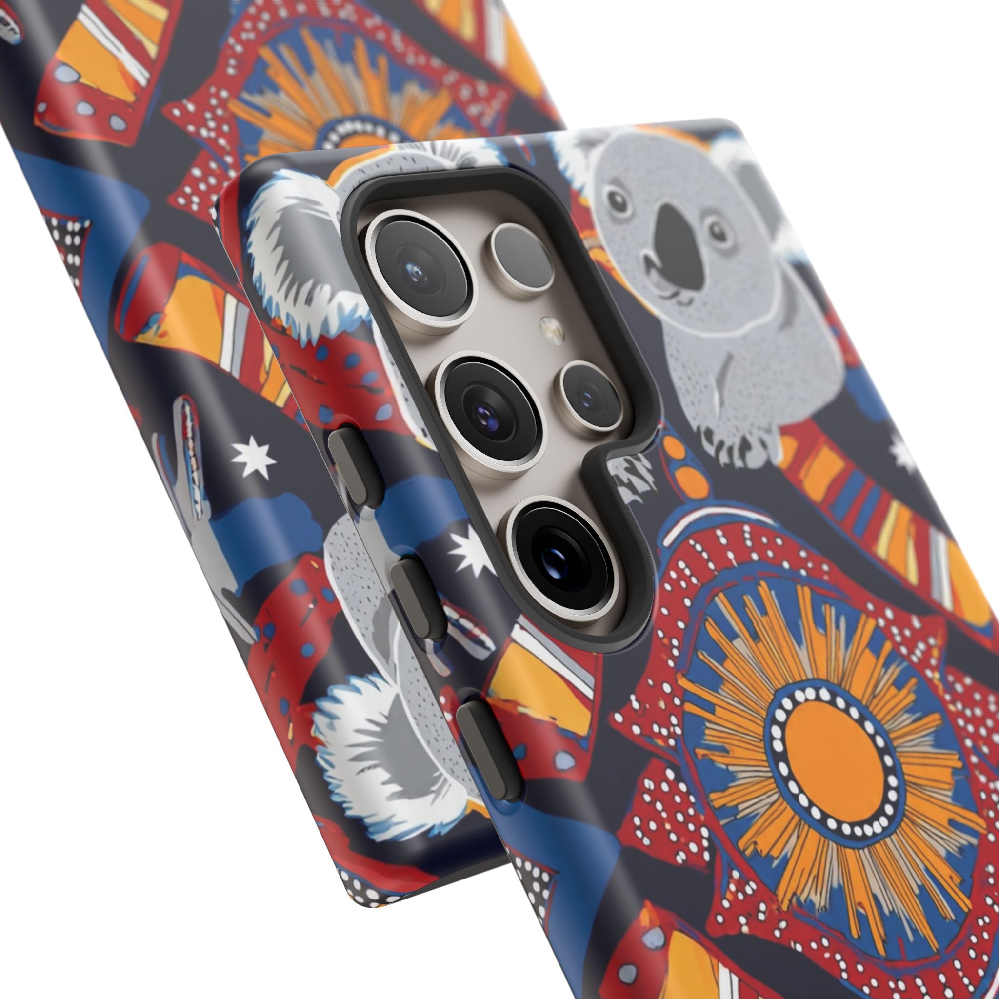 Koala Pattern Phone Case — Cute Indigenous-Inspired Design