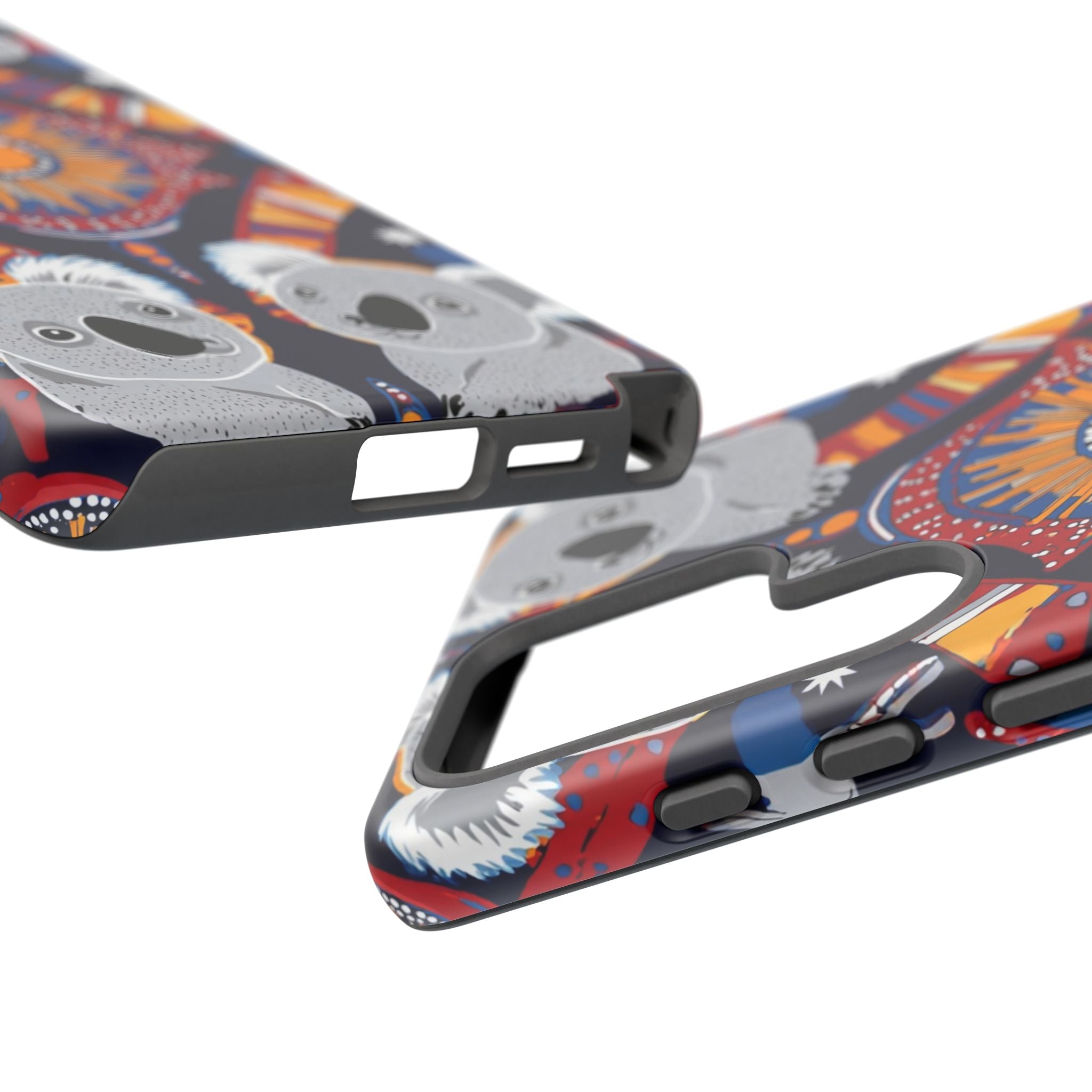 Koala Pattern Phone Case — Cute Indigenous-Inspired Design