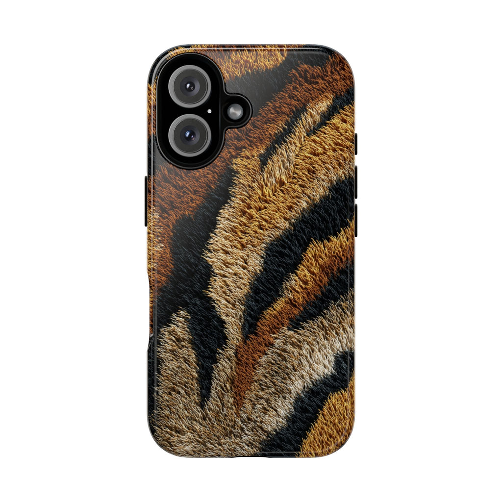 Tiger Fur Phone Case - Protective Animal Print iPhone Cover