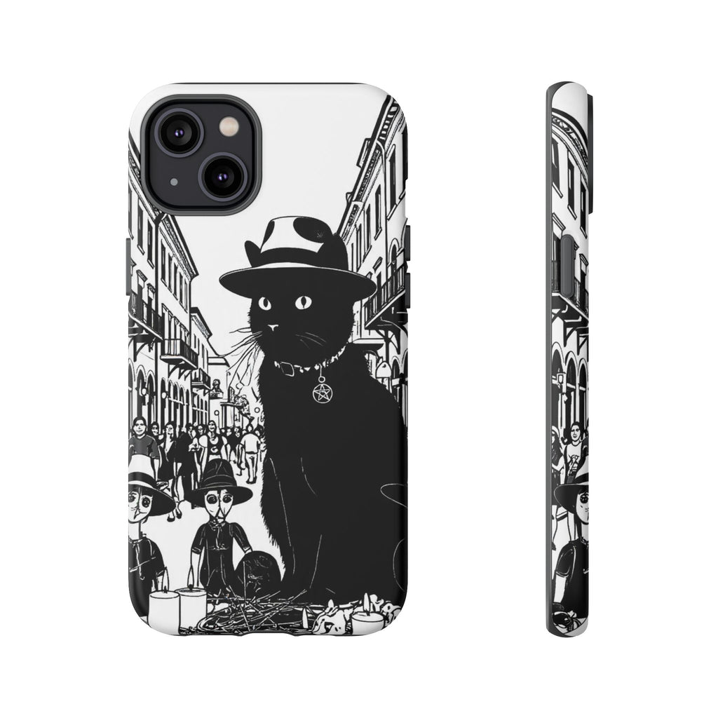 Phone Case — Noir Cat Street Art Design