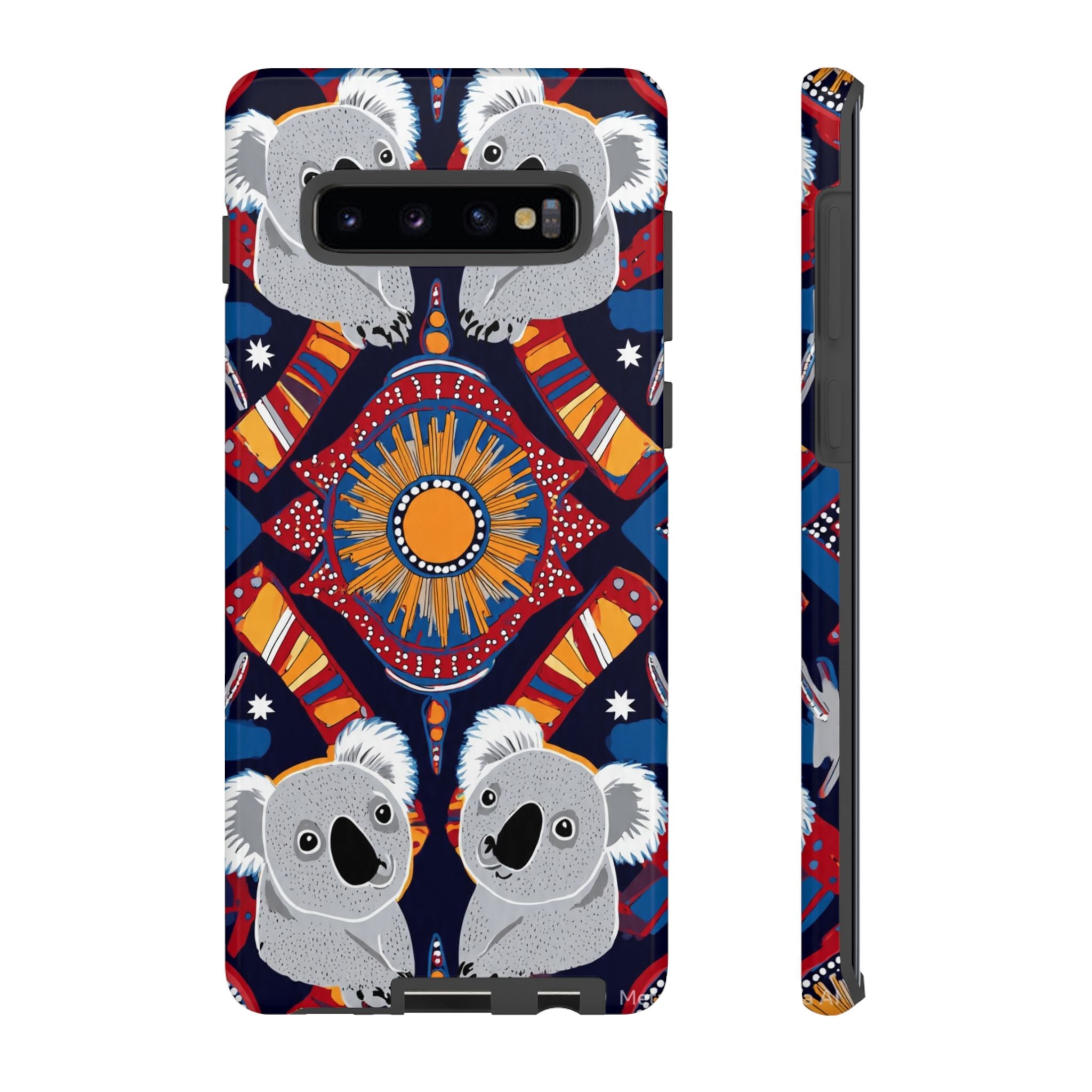 Koala Pattern Phone Case — Cute Indigenous-Inspired Design