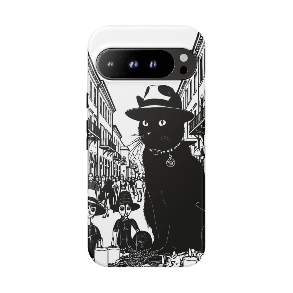 Phone Case — Noir Cat Street Art Design