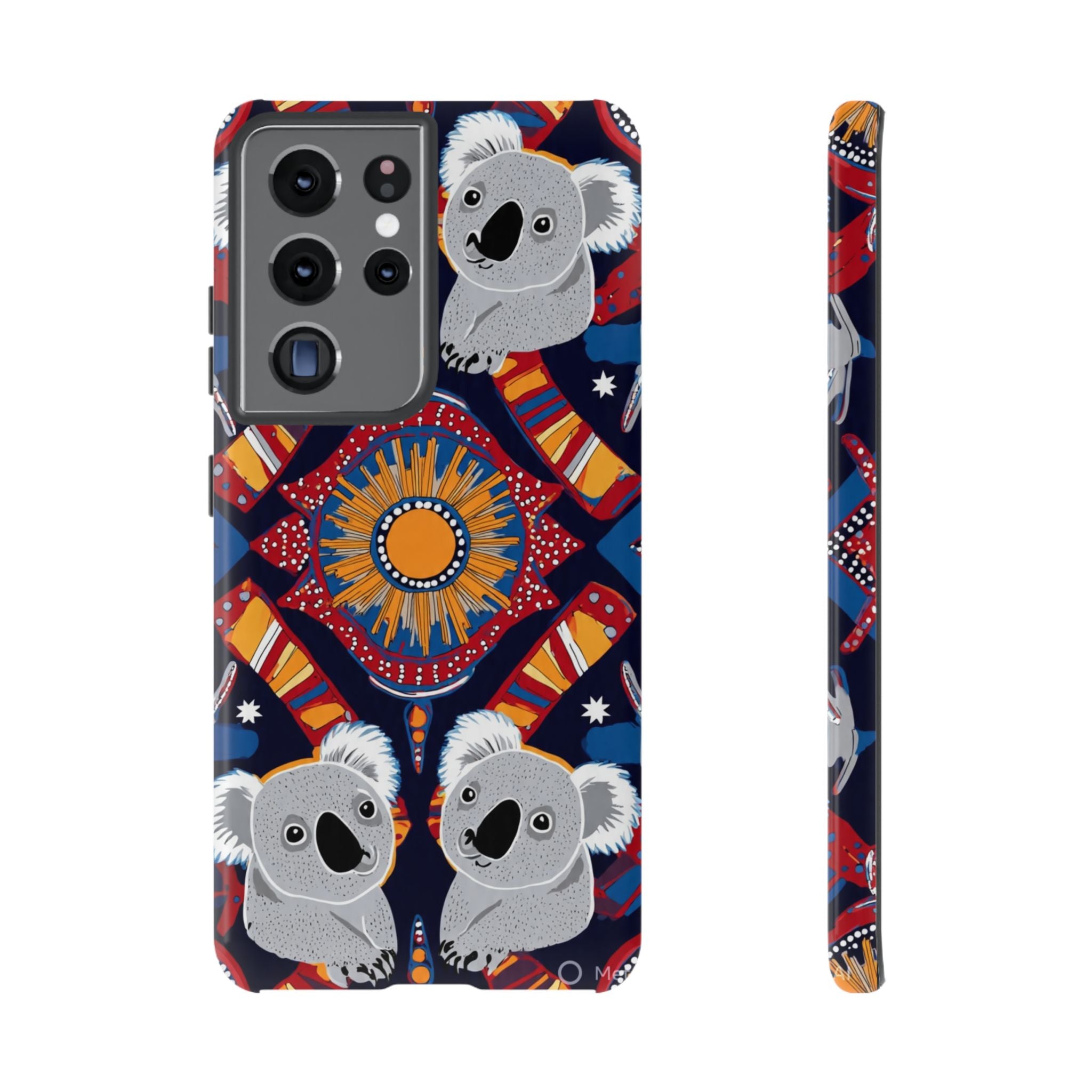 Koala Pattern Phone Case — Cute Indigenous-Inspired Design