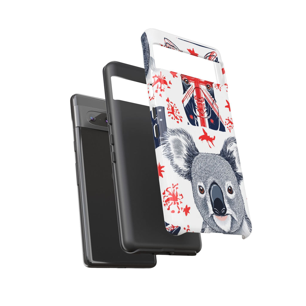 Koala Australia Flag Phone Case - Cute Aussie Animal Protective Case