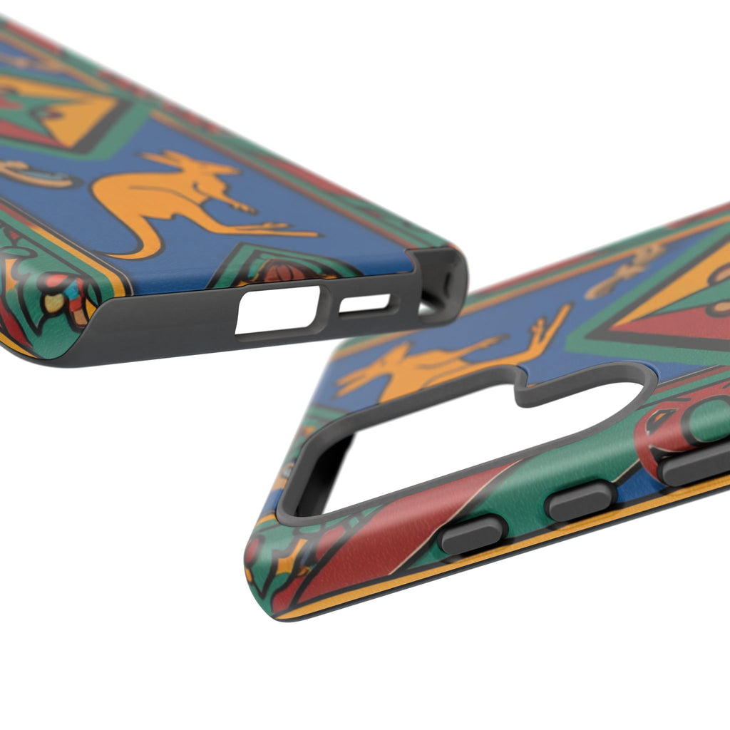 Kangaroo Tribal Pattern Tough Phone Case