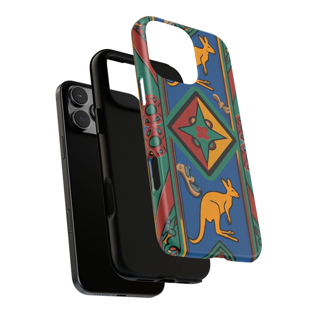 Kangaroo Tribal Pattern Tough Phone Case