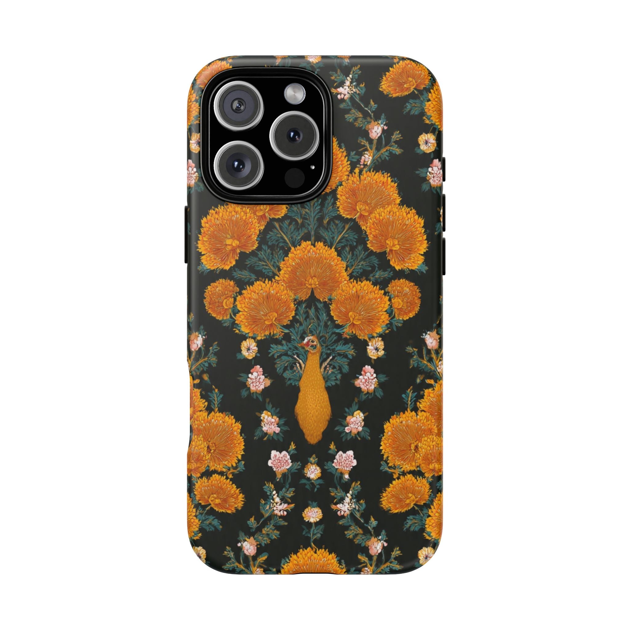 Marigold Mirror Phone Case — Floral Protective Phone Cover