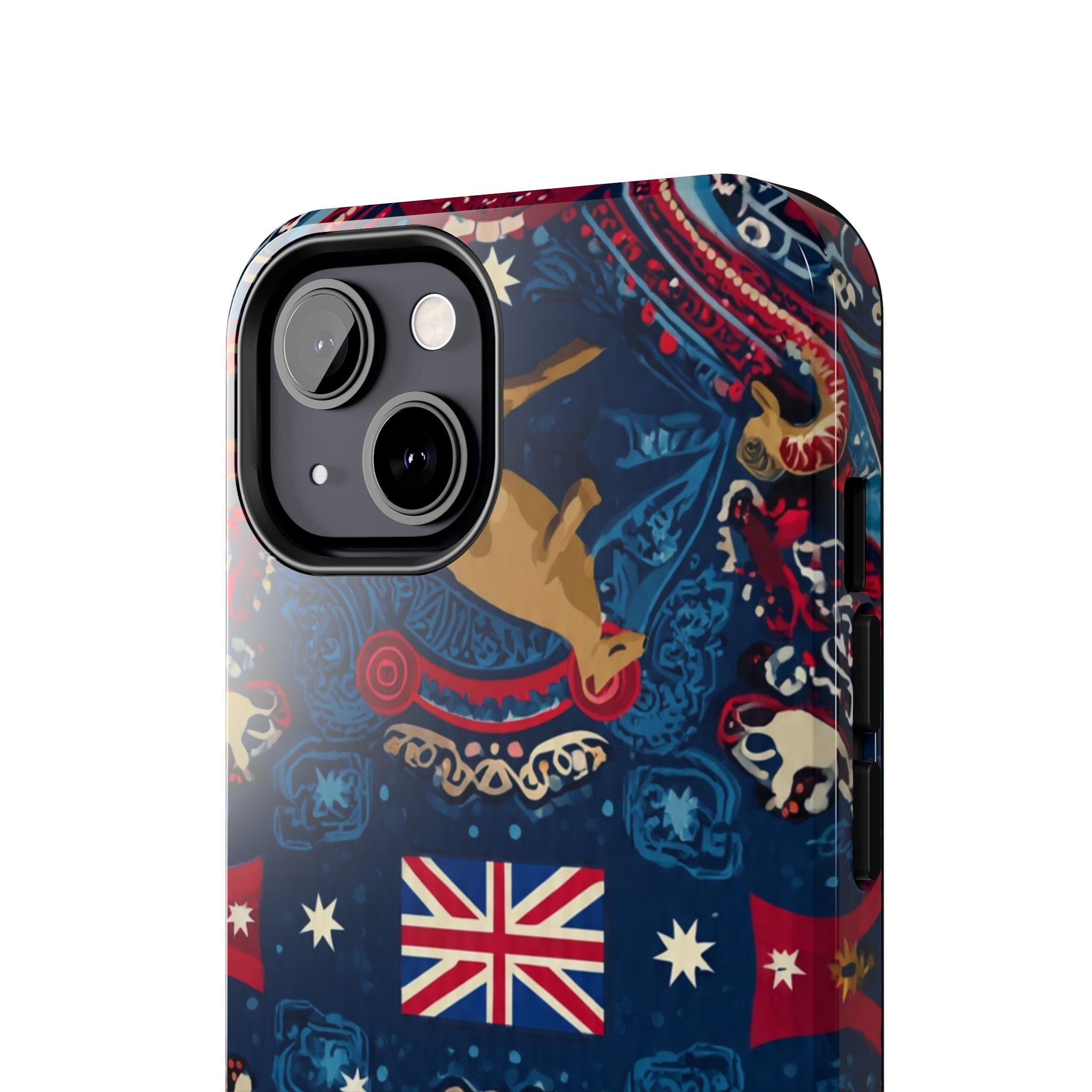 Australian Kangaroo Flag Tough Phone Case - Protective Patriotic iPhone Cover