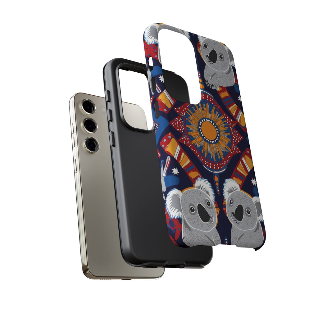 Koala Pattern Phone Case — Cute Indigenous-Inspired Design