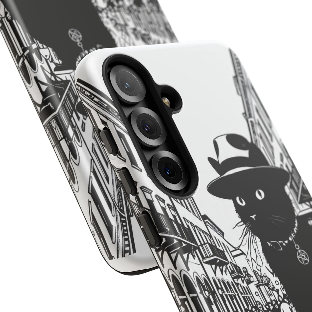 Phone Case — Noir Cat Street Art Design