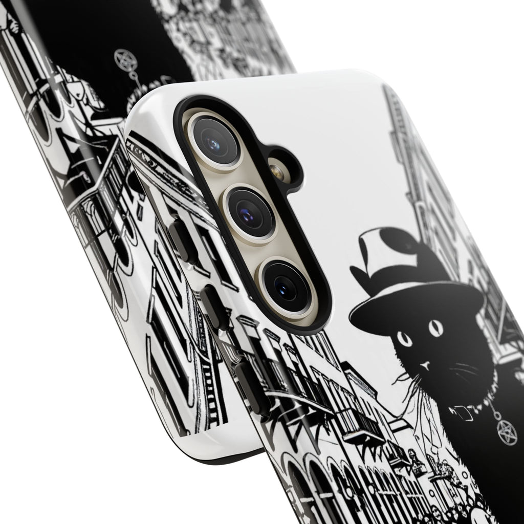 Phone Case — Noir Cat Street Art Design