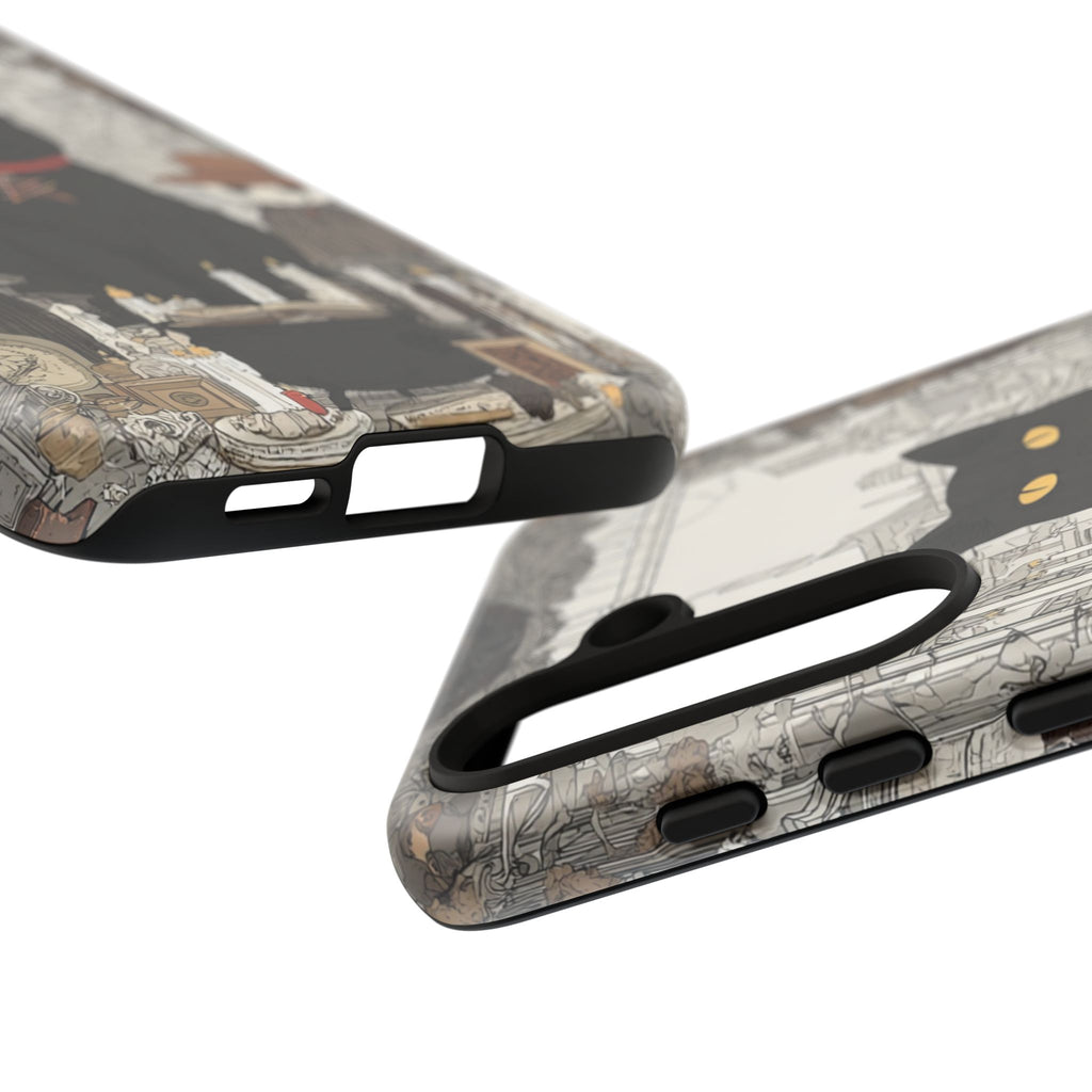 Witchy Black Cat Phone Case — Mystic Altar iPhone Cover